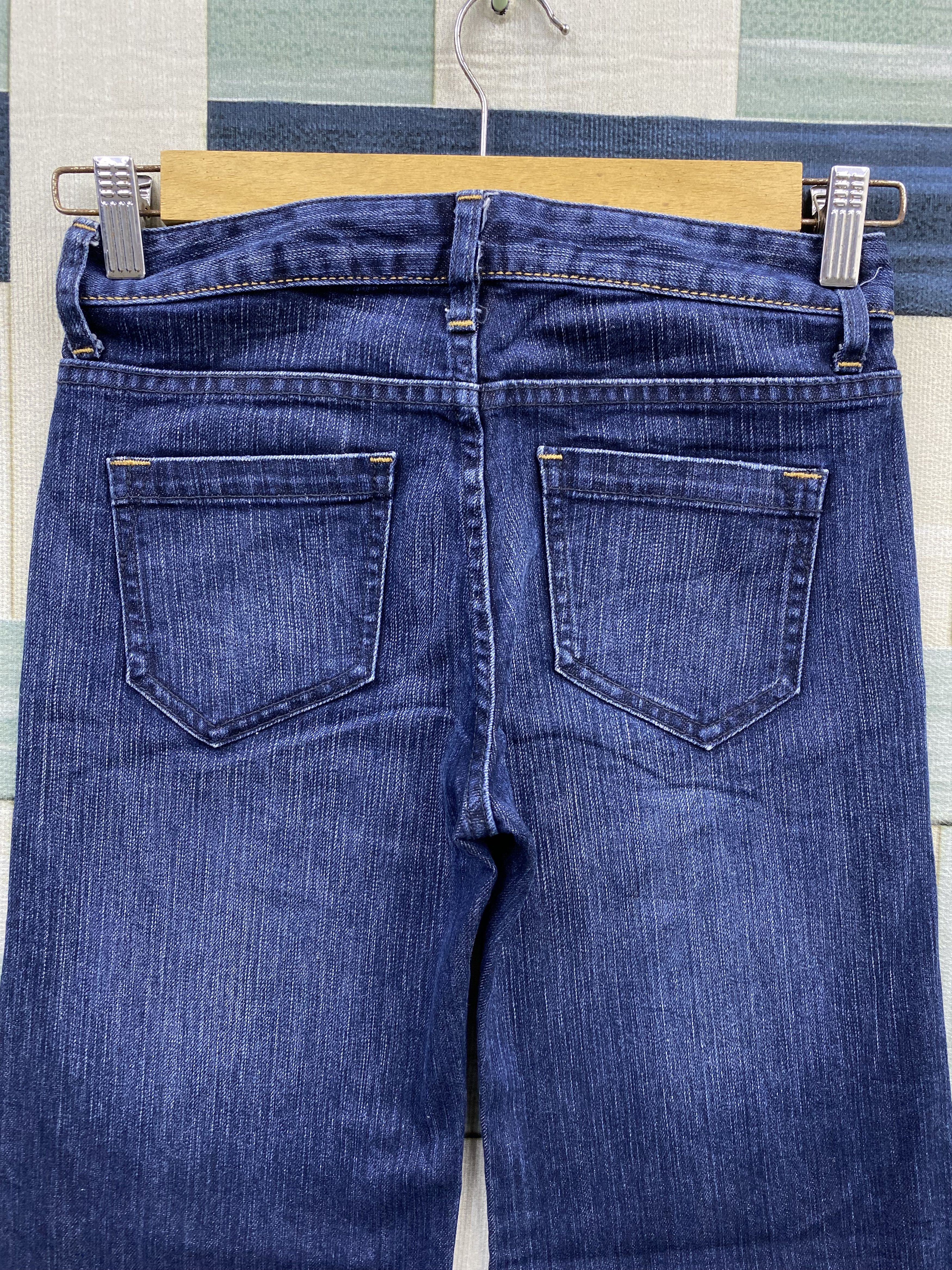 Japanese Brand × Uniqlo × Vintage Vintage Y2K Uniqlo Wide Blue Baggy Denim Jean Size 24" / US 00 / IT 34 - 9 Thumbnail