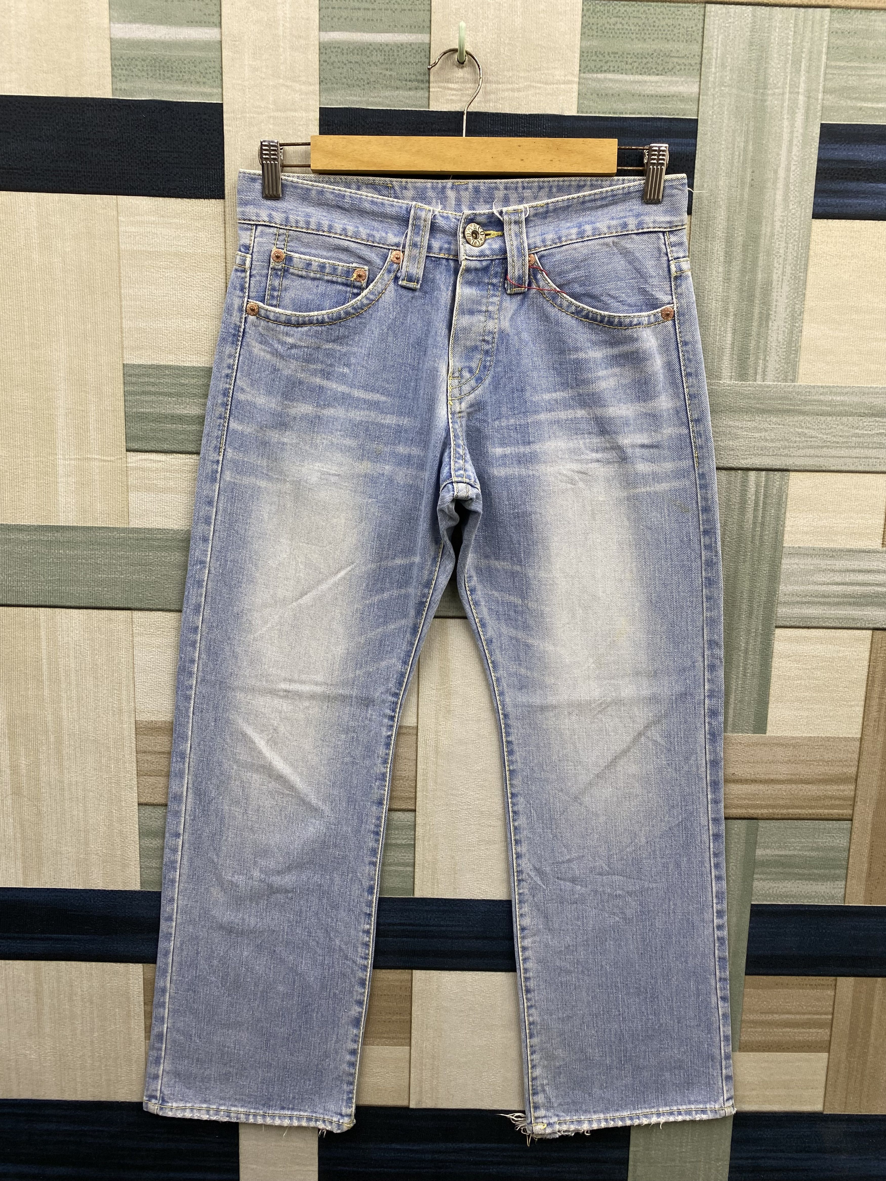 Japanese Brand Vintage Japanese Brand Cocolulu Faded Blue Denim Jean Size US 31 - 2 Thumbnail