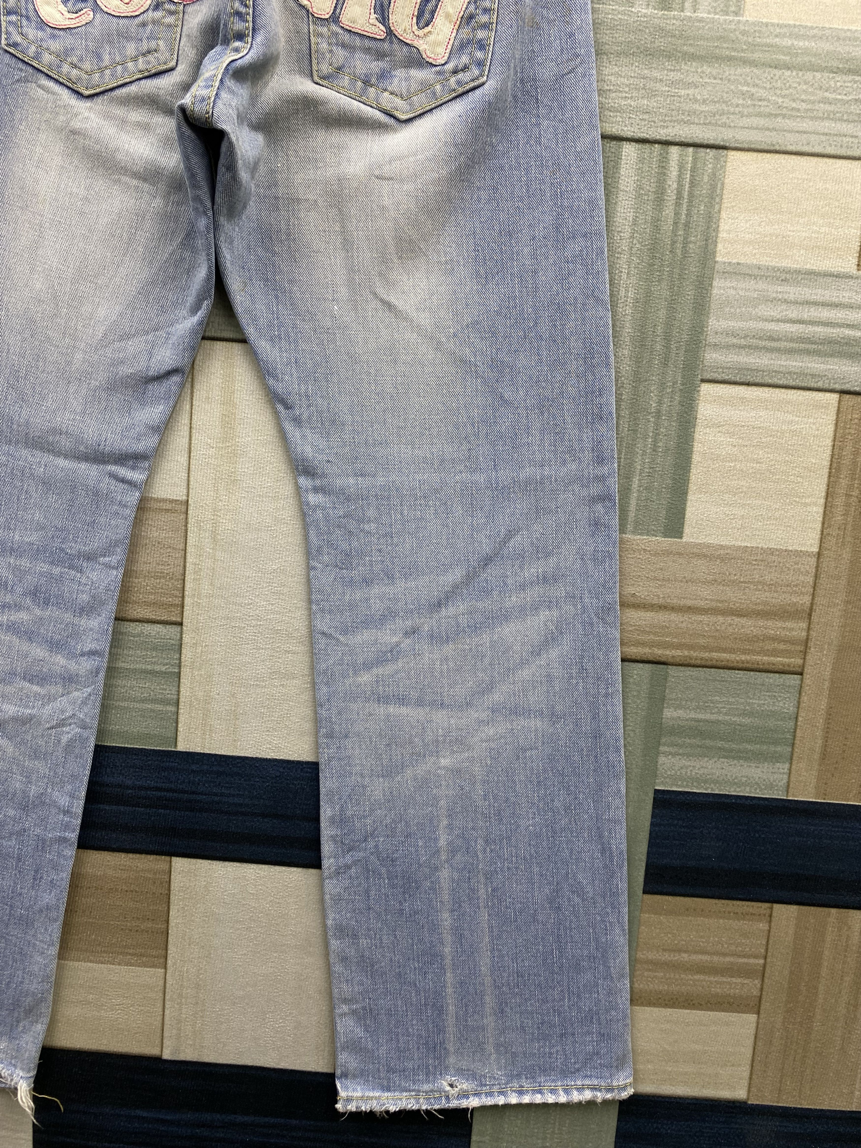 Japanese Brand Vintage Japanese Brand Cocolulu Faded Blue Denim Jean Size US 31 - 15 Thumbnail