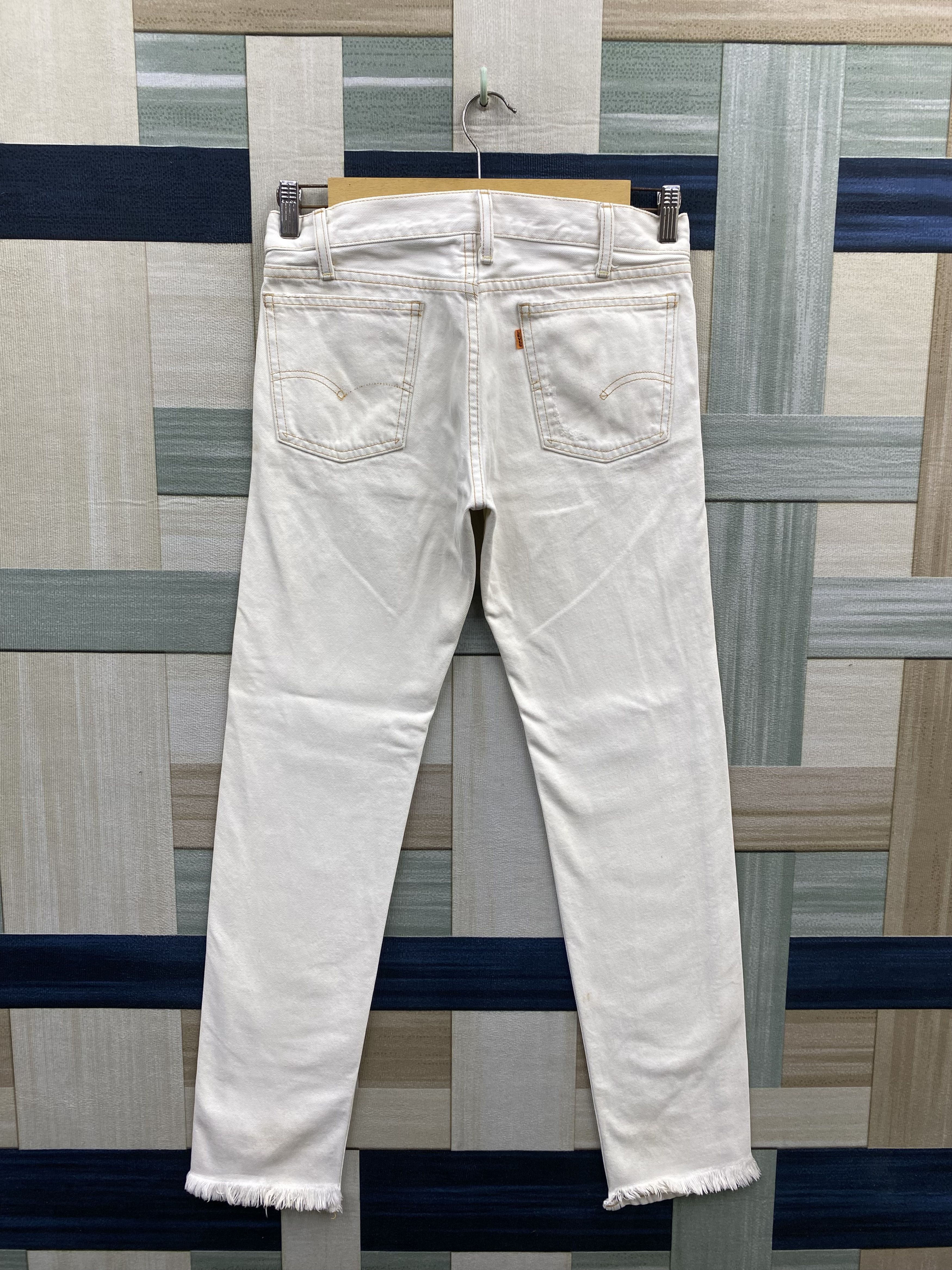 Levi's Vintage Distress Levi's Orange Tab Big E Denim Jean Size US 30 / EU 46 - 2 Thumbnail