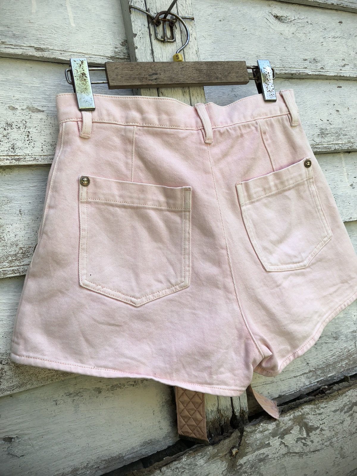 Chanel Chanel Belted Distressed Short Denim Pant Size 25" / US 0 / IT 36 - 6 Thumbnail