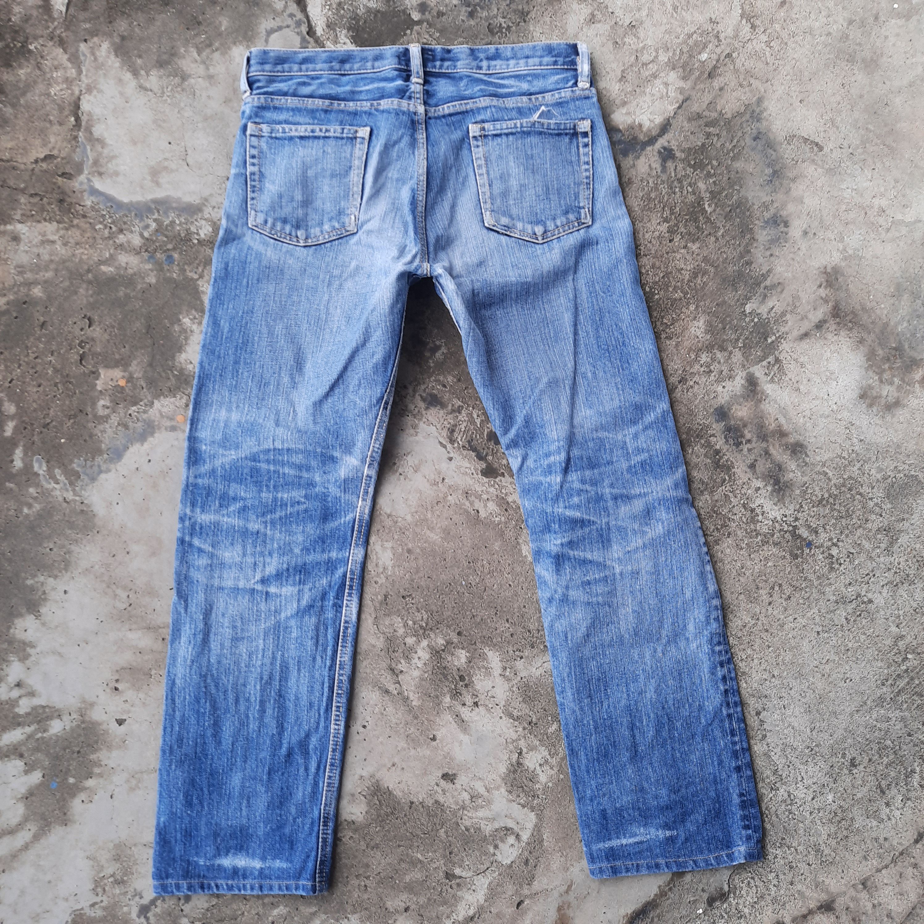 Japanese Brand D.M.G Conservation Distressed Denim Size US 31 - 2 Thumbnail