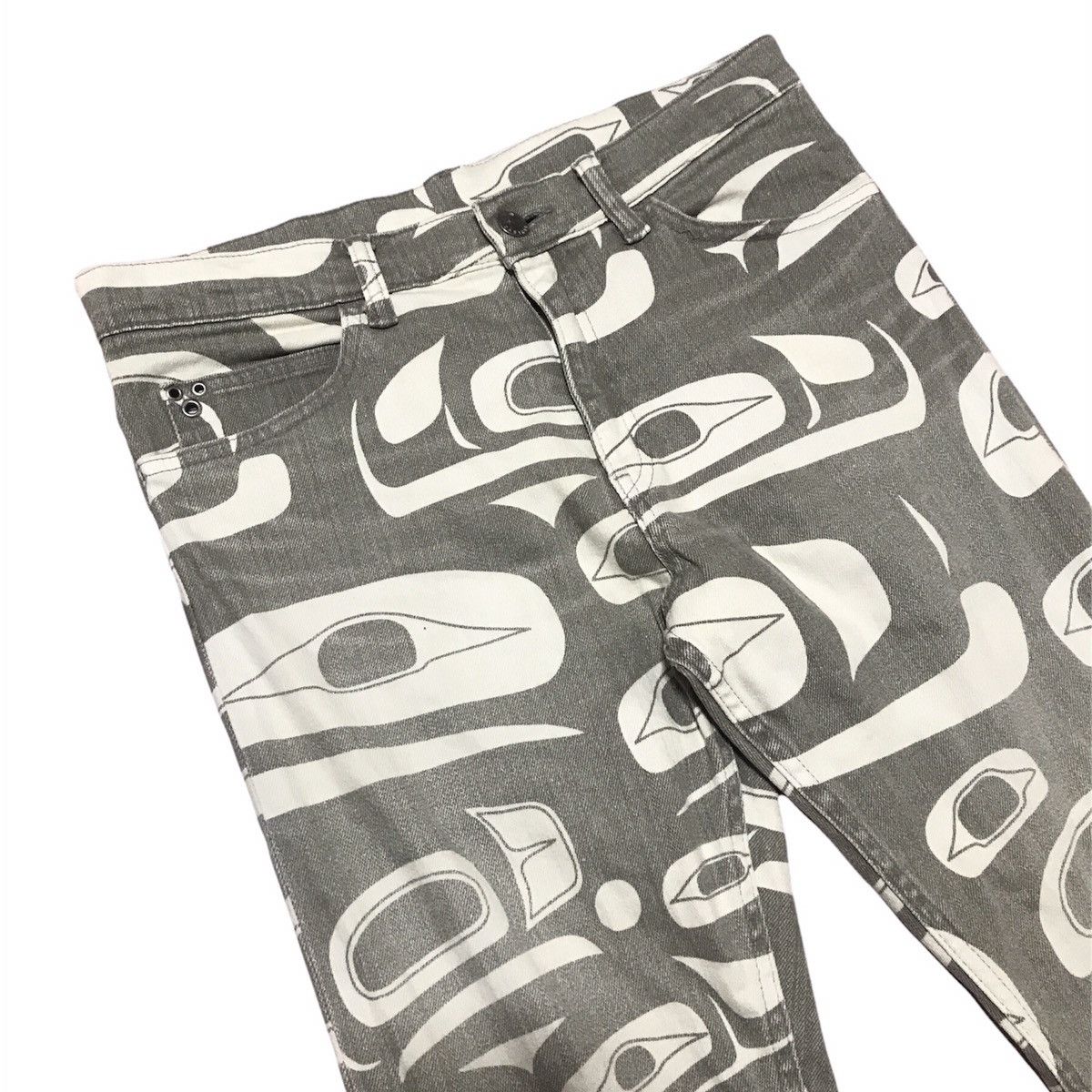 N.Hoolywood N.Hollywood Print Denim Size US 30 / EU 46 - 2 Thumbnail