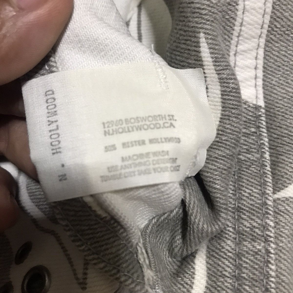 N.Hoolywood N.Hollywood Print Denim Size US 30 / EU 46 - 11 Thumbnail