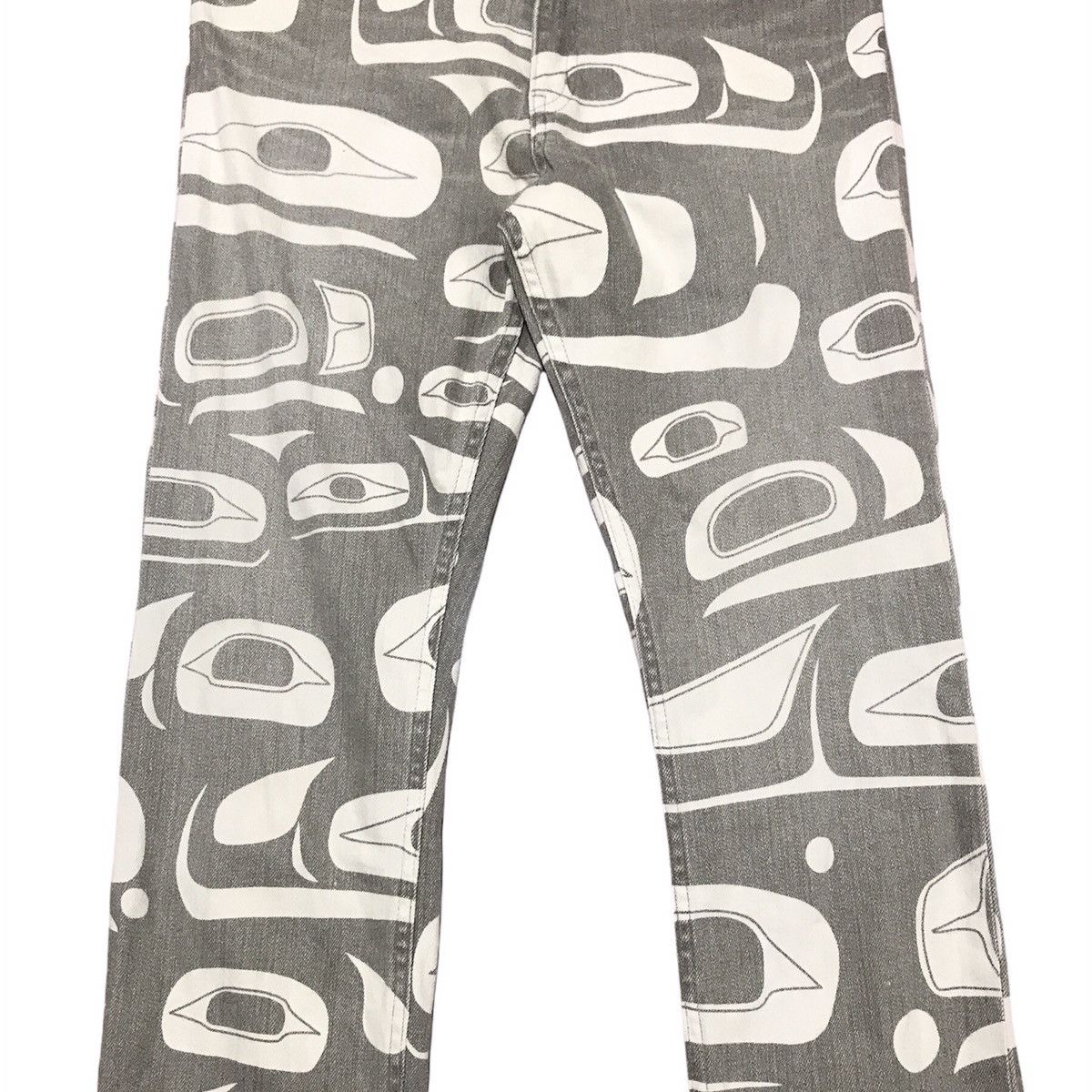 N.Hoolywood N.Hollywood Print Denim Size US 30 / EU 46 - 4 Thumbnail