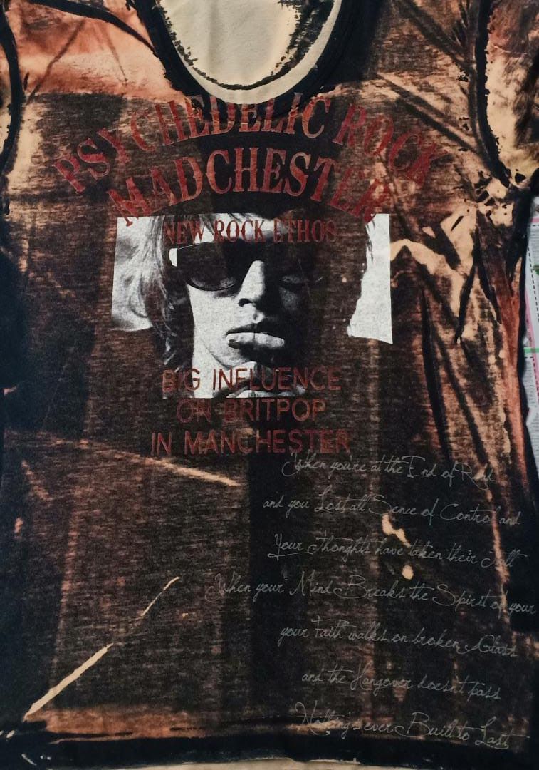 Band Tees × Japanese Brand Keith Richards Black Rose Long Sleeve Size US S / EU 44-46 / 1 - 2 Thumbnail