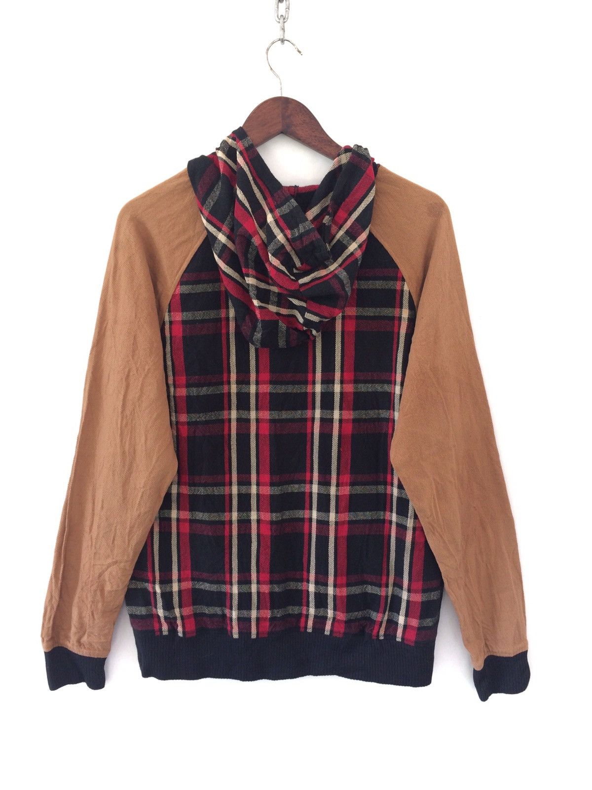 Japanese Brand Japanese Brand GoodFortune Checkered Plaid Tartan Hoodies Size US M / EU 48-50 / 2 - 4 Thumbnail