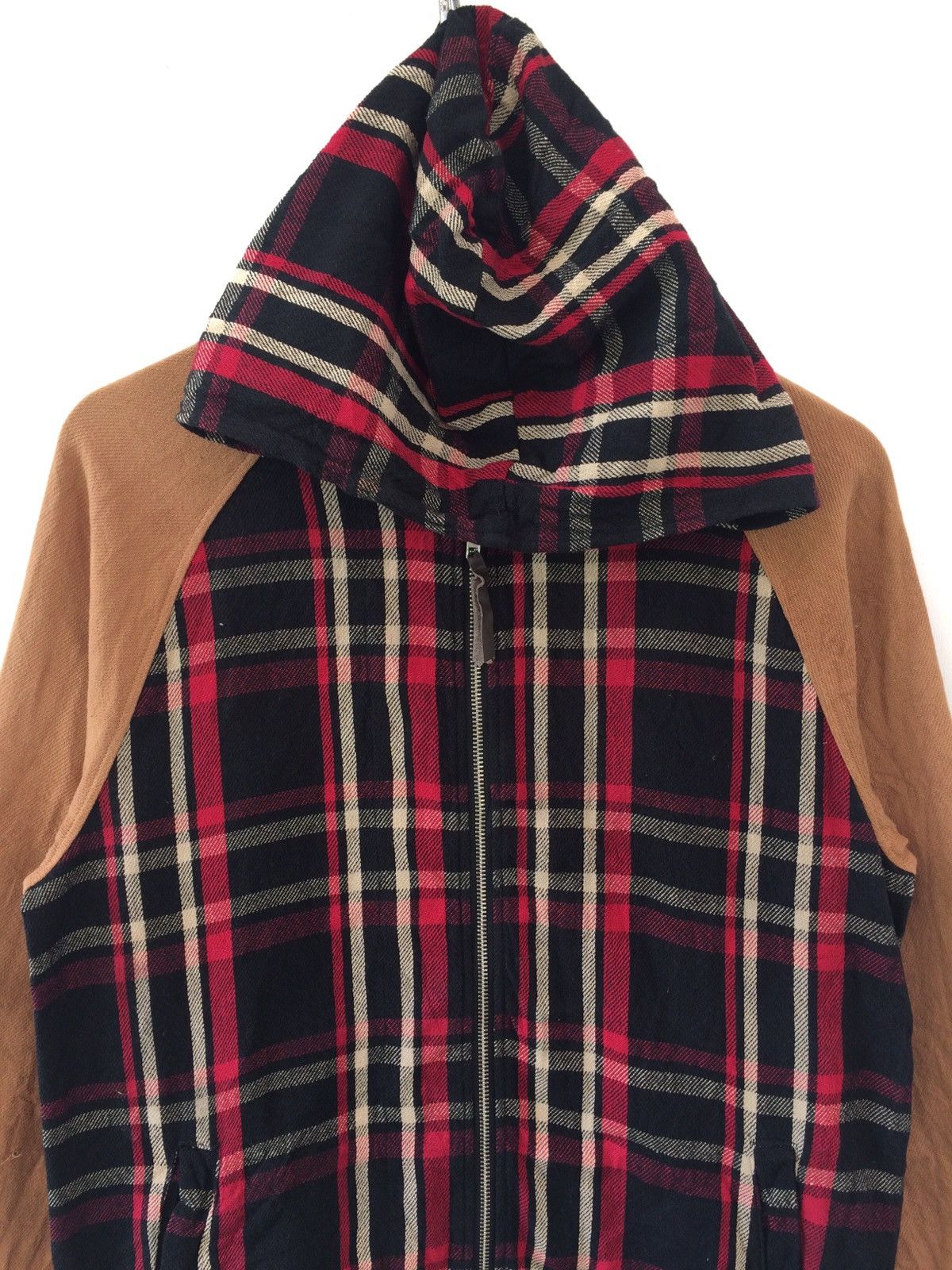 Japanese Brand Japanese Brand GoodFortune Checkered Plaid Tartan Hoodies Size US M / EU 48-50 / 2 - 2 Thumbnail