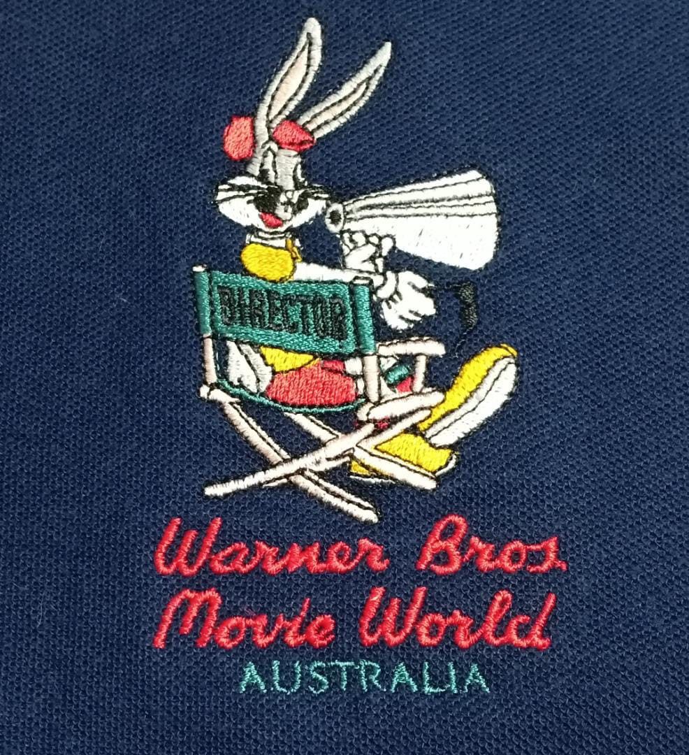 Cartoon Network × Vintage × Warner Bros Vintage 90s Warner Bros Polo Shirt Size US M / EU 48-50 / 2 - 2 Thumbnail
