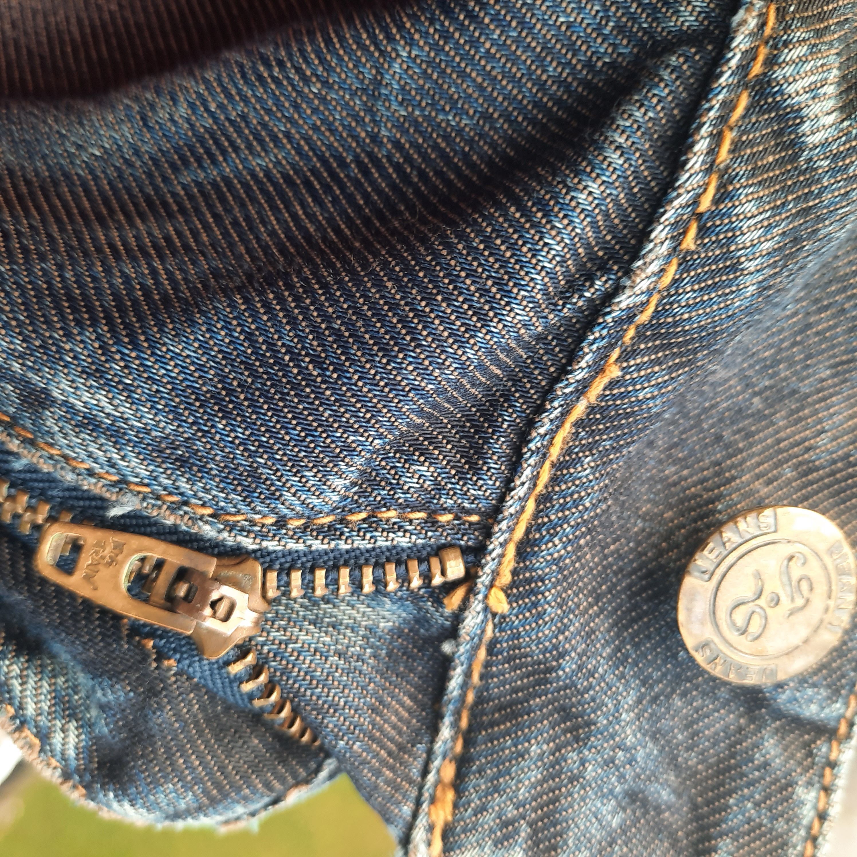 Japanese Brand Osaka big train embroidered Distressed Denim Size US 32 / EU 48 - 7 Thumbnail