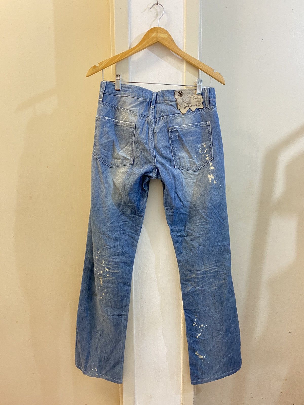 Roberto Cavalli 🔥🔥💰💰Just Cavalli White Diamond jeans Size 29" - 2 Thumbnail