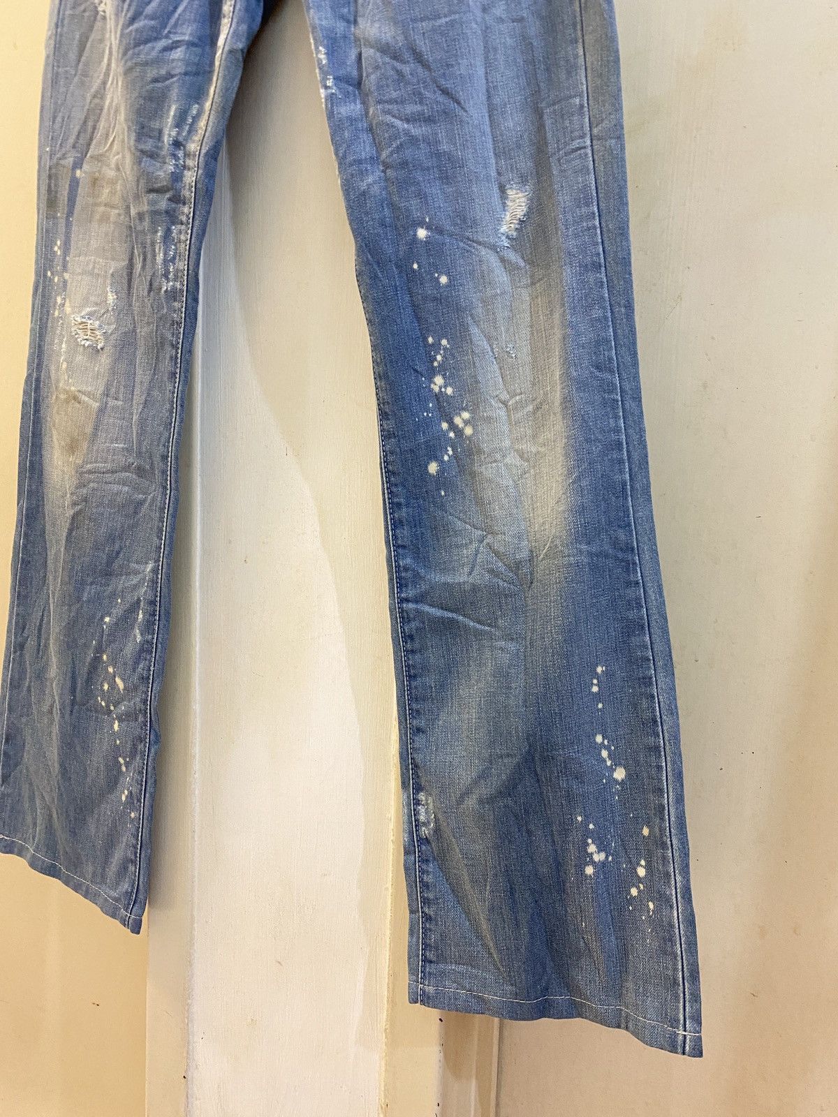 Roberto Cavalli 🔥🔥💰💰Just Cavalli White Diamond jeans Size 29" - 6 Thumbnail