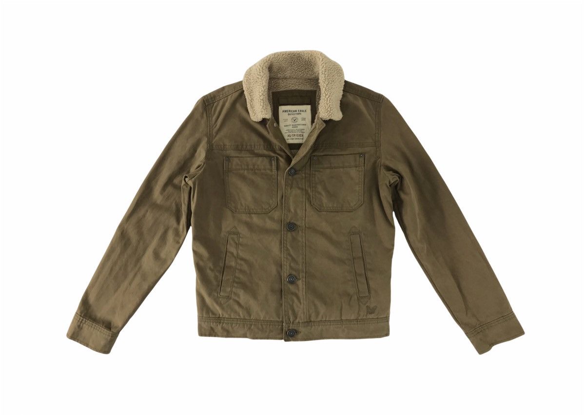 American Eagle Outfitters American Eagle Outfitters Jacket Button Inner Fleece Size US M / EU 48-50 / 2 - 1 Thumbnail