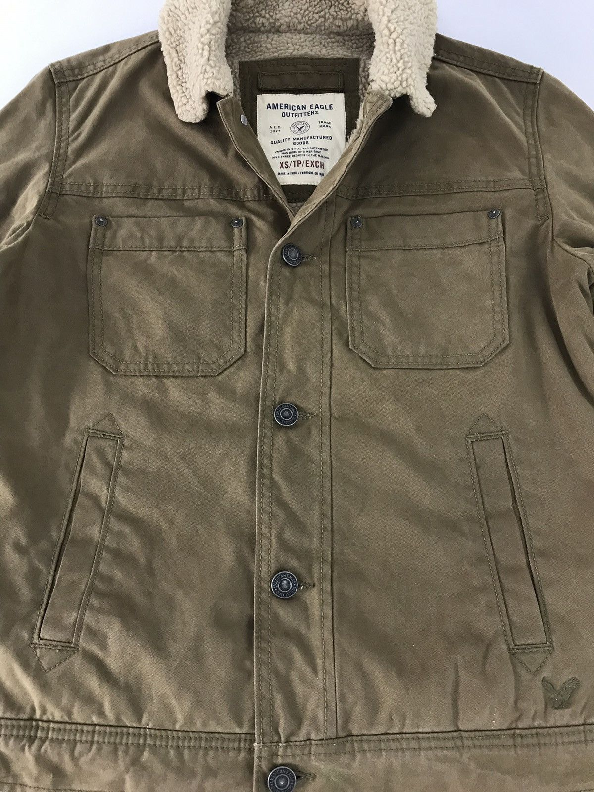 American Eagle Outfitters American Eagle Outfitters Jacket Button Inner Fleece Size US M / EU 48-50 / 2 - 3 Thumbnail