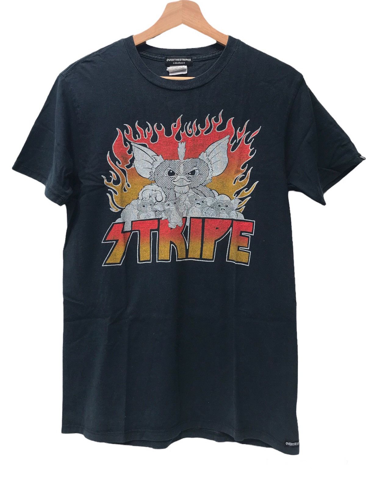 Japanese Brand × OVER THE STRiPES Vintage Gremlins Over The Stripes T Shirt Size US M / EU 48-50 / 2 - 1 Thumbnail
