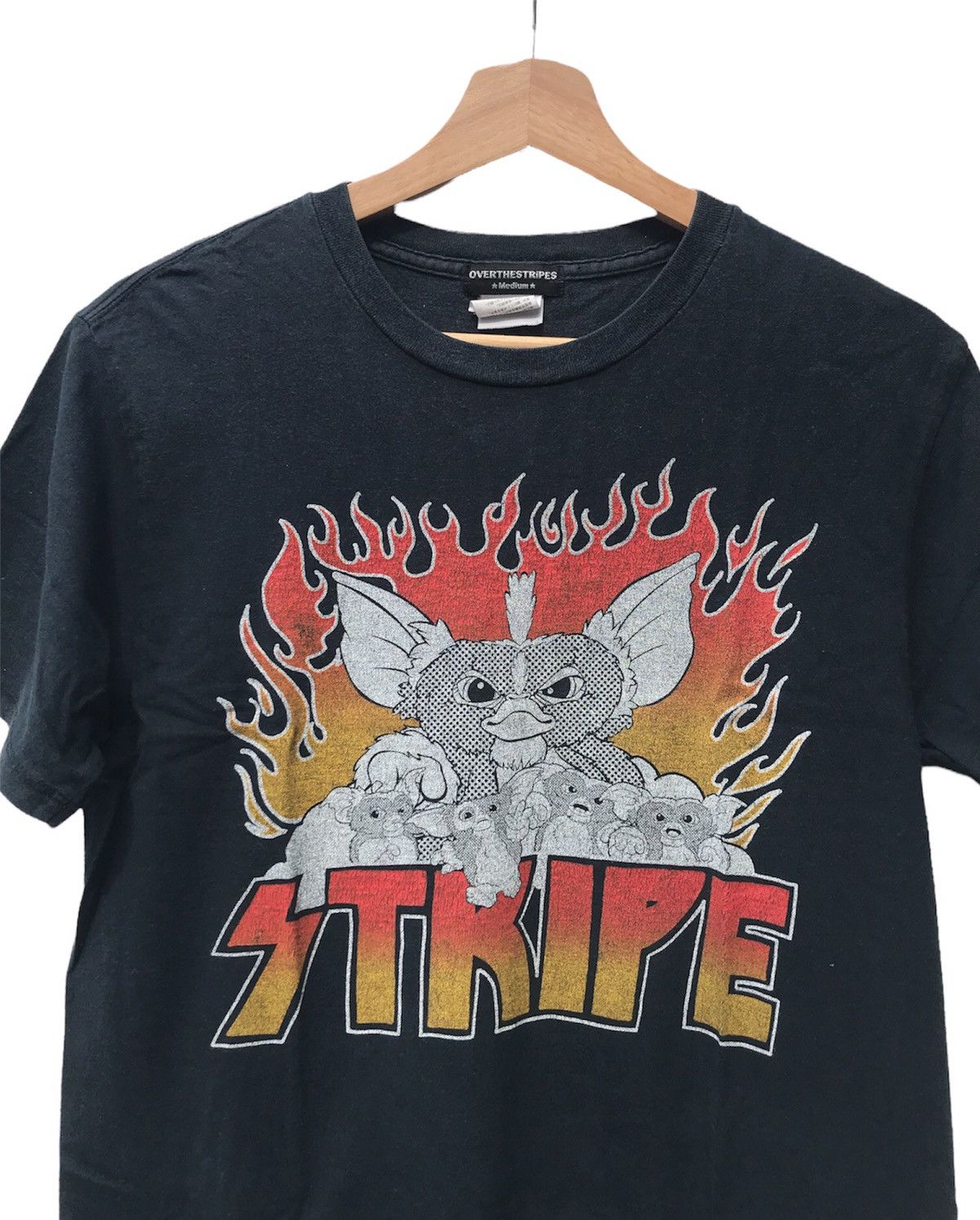Japanese Brand × OVER THE STRiPES Vintage Gremlins Over The Stripes T Shirt Size US M / EU 48-50 / 2 - 3 Thumbnail