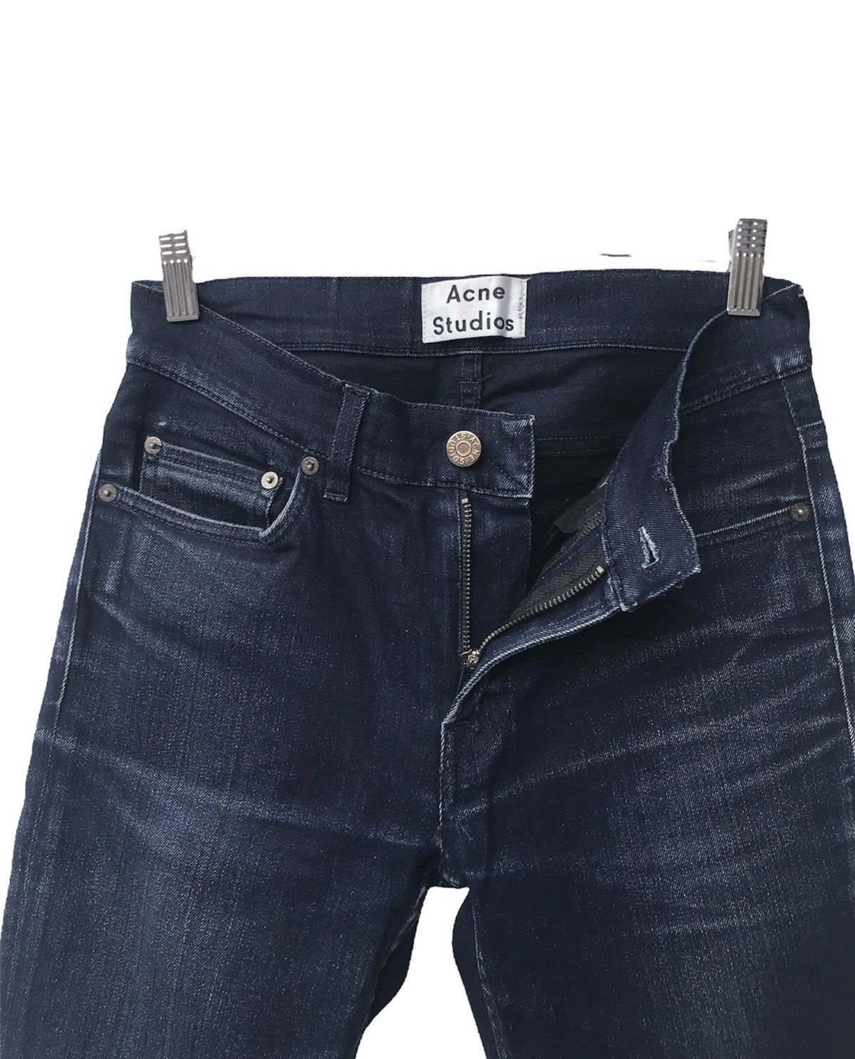 Acne Studios Acne Studios Ace Navy Cash Denim Jeans Size US 29 - 4 Thumbnail