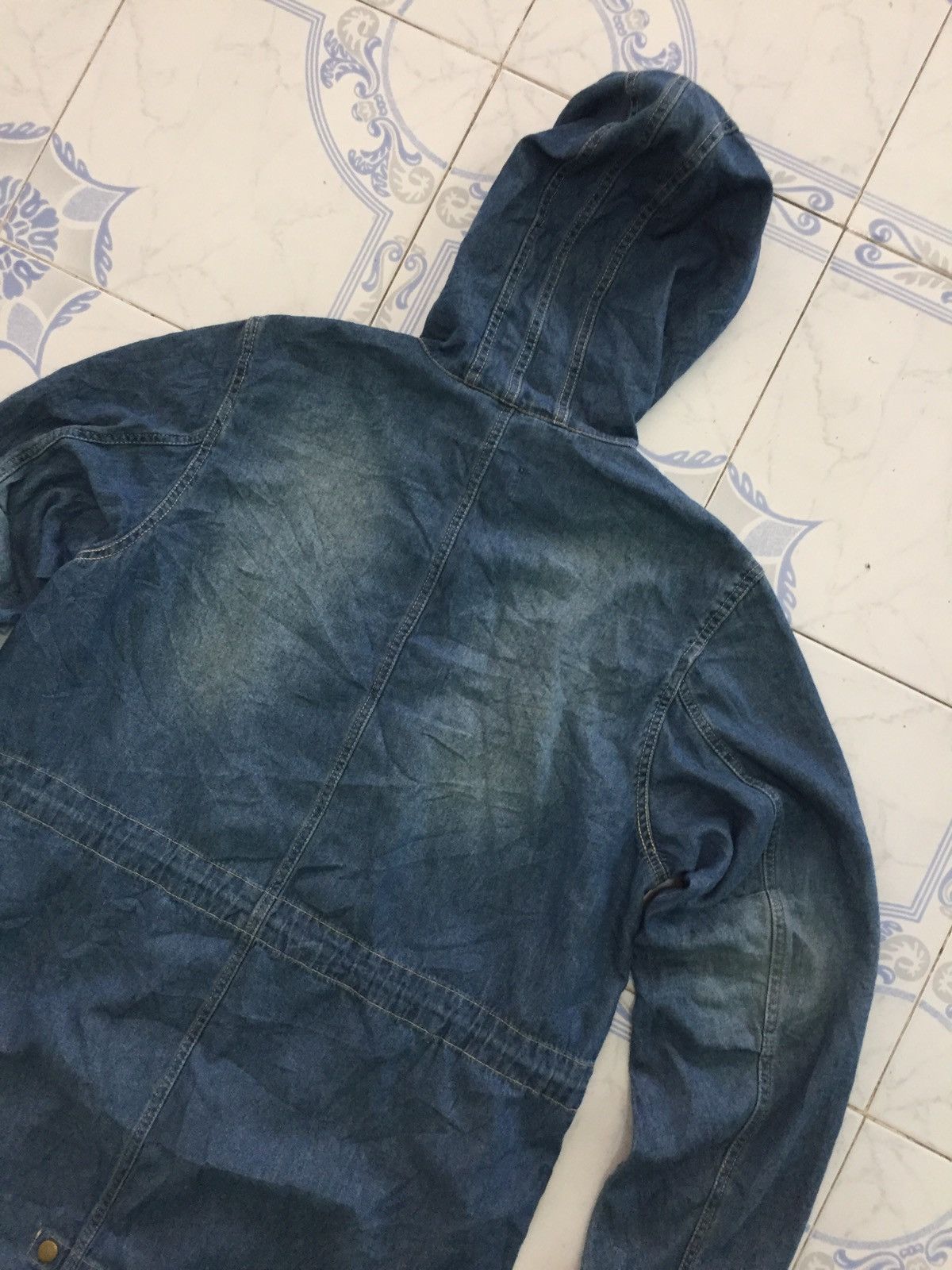 Avirex PX Avirex Denim Jeans Parka Fishtail Jacket Hoodie Size L / US 10 / IT 46 - 10 Thumbnail