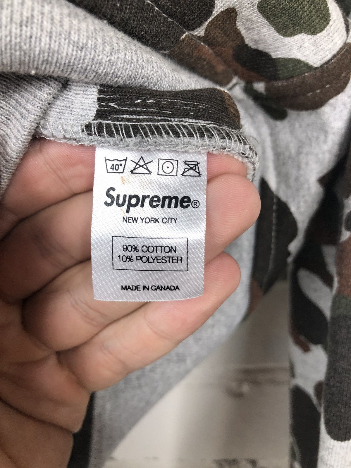 Supreme FW/13 Supreme Bubble Camo Fleece Varsity Snap Up Size US L / EU 52-54 / 3 - 6 Thumbnail