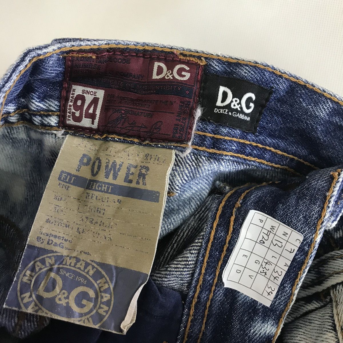 Dolce & Gabbana × Vintage 💣OFFER Vtg DOLCE & GABBANA Distressed Style Denim Jeans Size US 34 / EU 50 - 14 Thumbnail