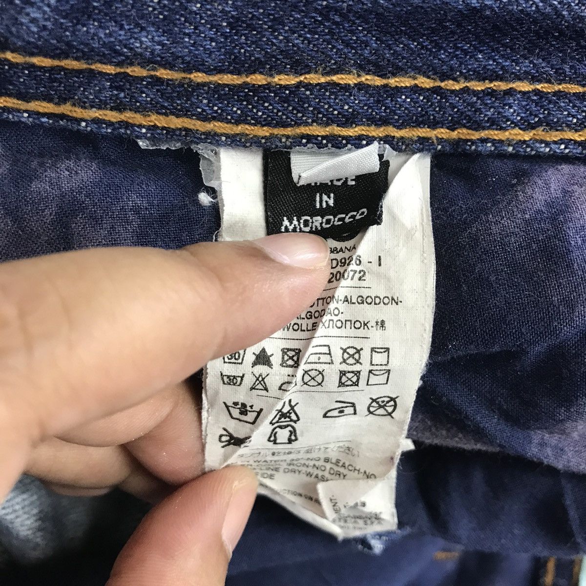 Dolce & Gabbana × Vintage 💣OFFER Vtg DOLCE & GABBANA Distressed Style Denim Jeans Size US 34 / EU 50 - 16 Thumbnail