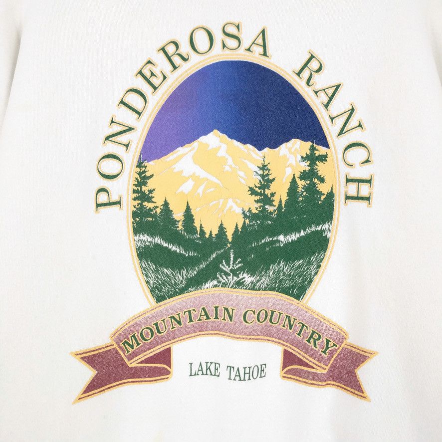 Vintage Vintage Ponderosa Ranch Lake Tahoe Crewneck Sweatshirt Size US XL / EU 56 / 4 - 2 Thumbnail