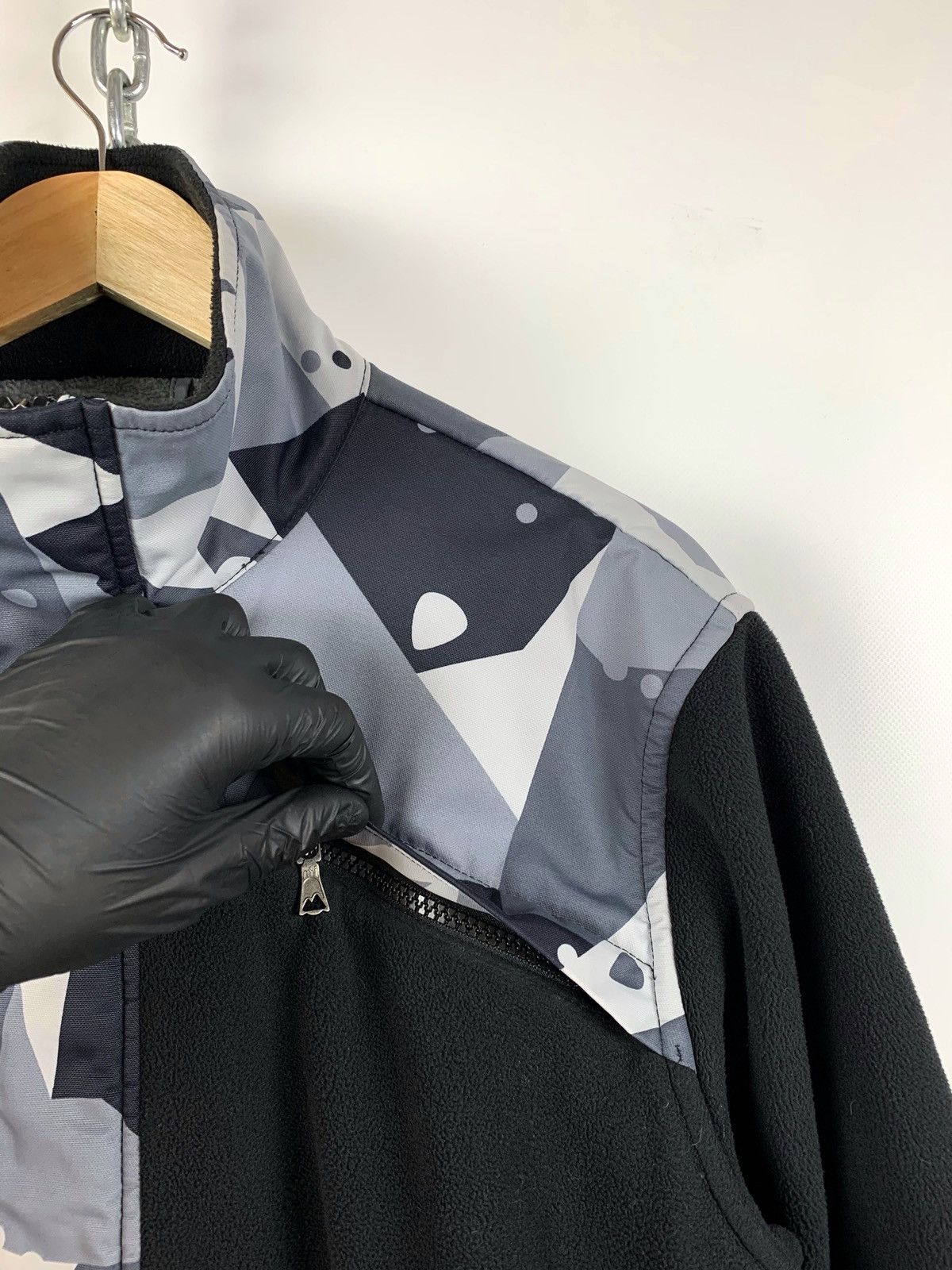 Japanese Brand Maharishi (MHI) Polar Camo Fleece Jacket Size US M / EU 48-50 / 2 - 7 Thumbnail