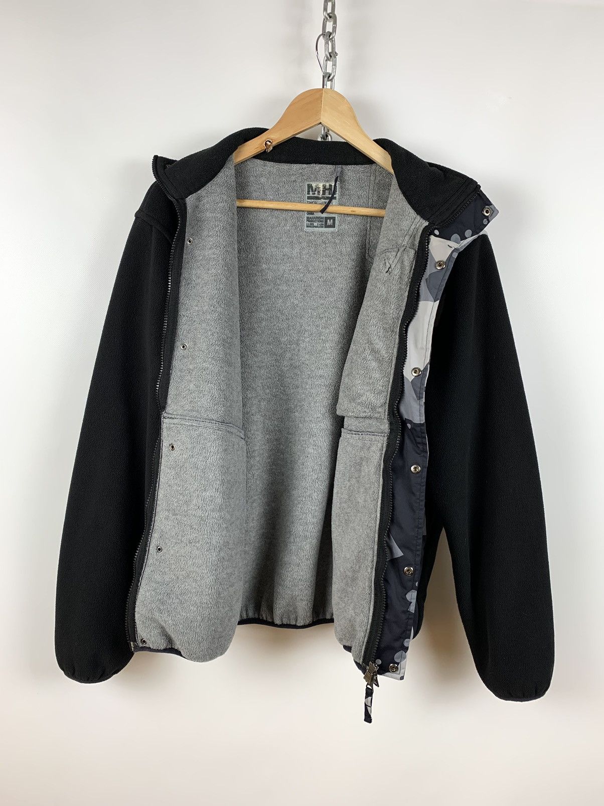 Japanese Brand Maharishi (MHI) Polar Camo Fleece Jacket Size US M / EU 48-50 / 2 - 3 Thumbnail
