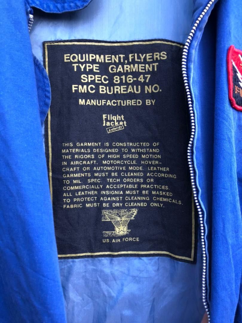 Vintage US Air Force nylon jacket Size US L / EU 52-54 / 3 - 4 Thumbnail