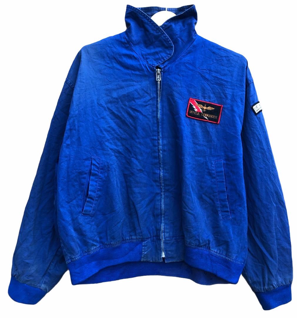 Vintage US Air Force nylon jacket Size US L / EU 52-54 / 3 - 1 Thumbnail