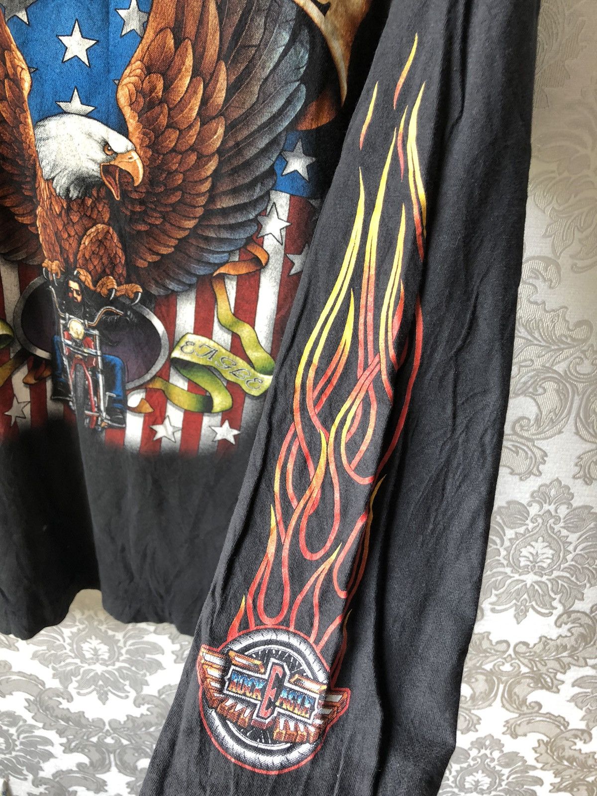 Vintage Harley Davidson inspired Rock Eagle