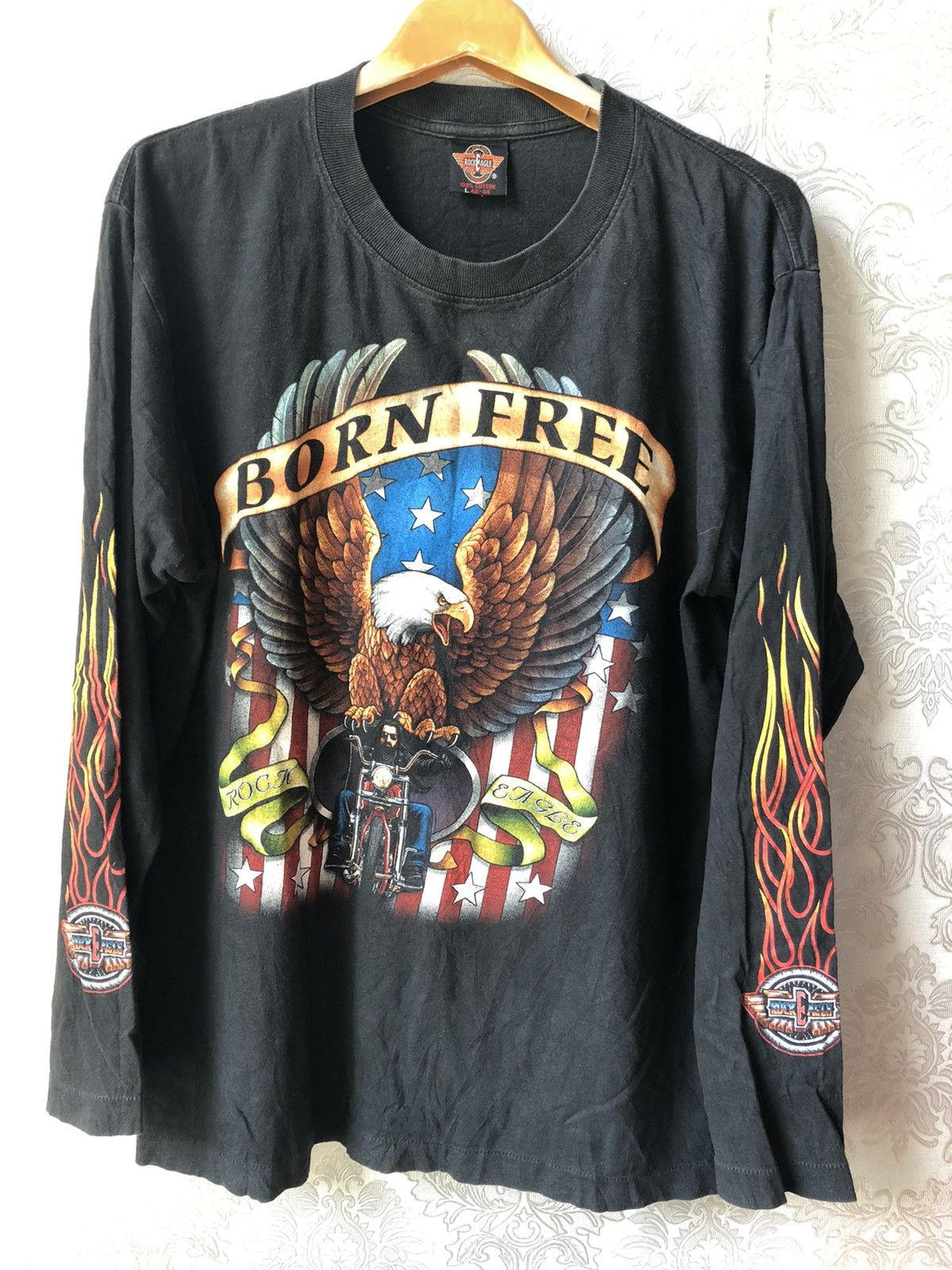 Vintage Harley Davidson inspired Rock Eagle