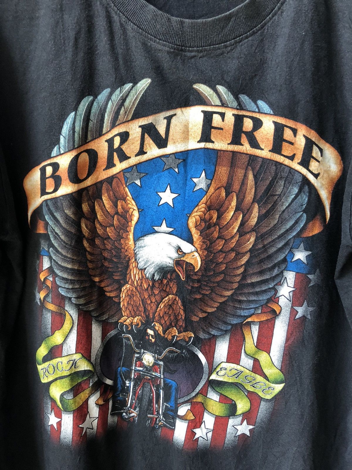 Vintage Harley Davidson inspired Rock Eagle