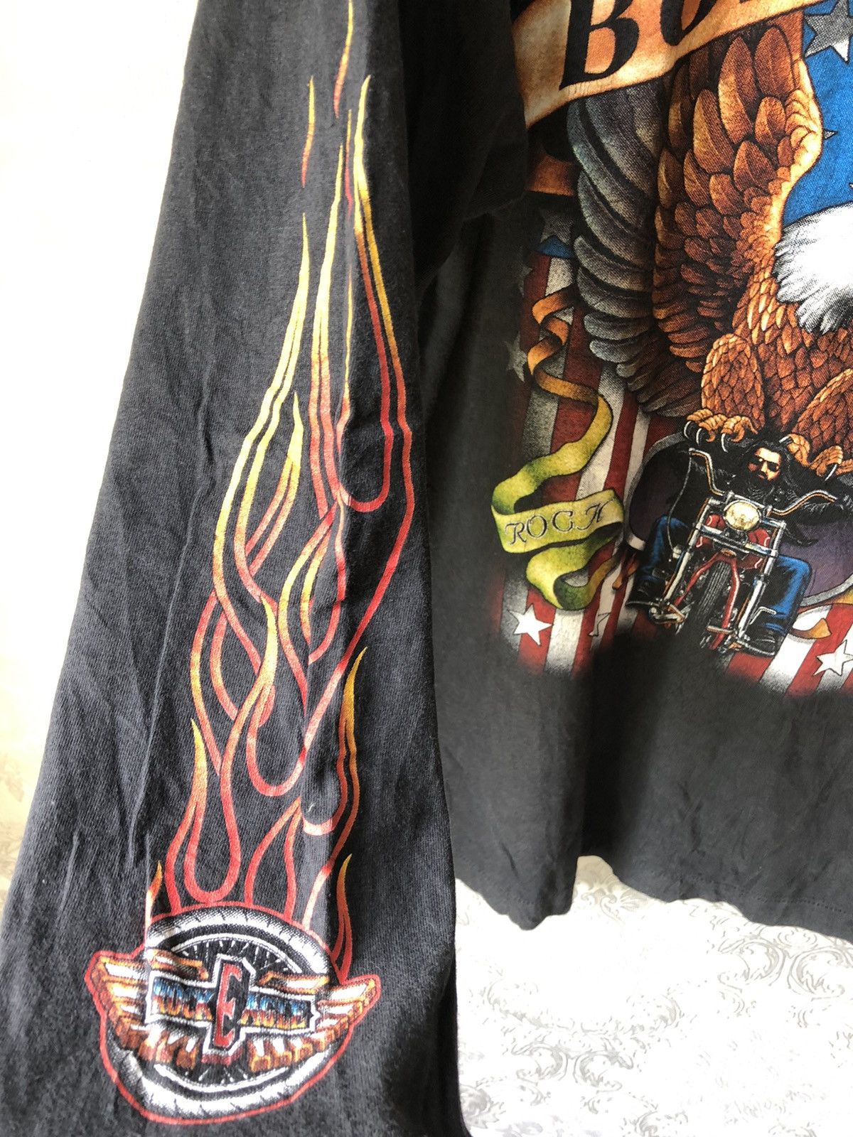 Vintage Harley Davidson inspired Rock Eagle