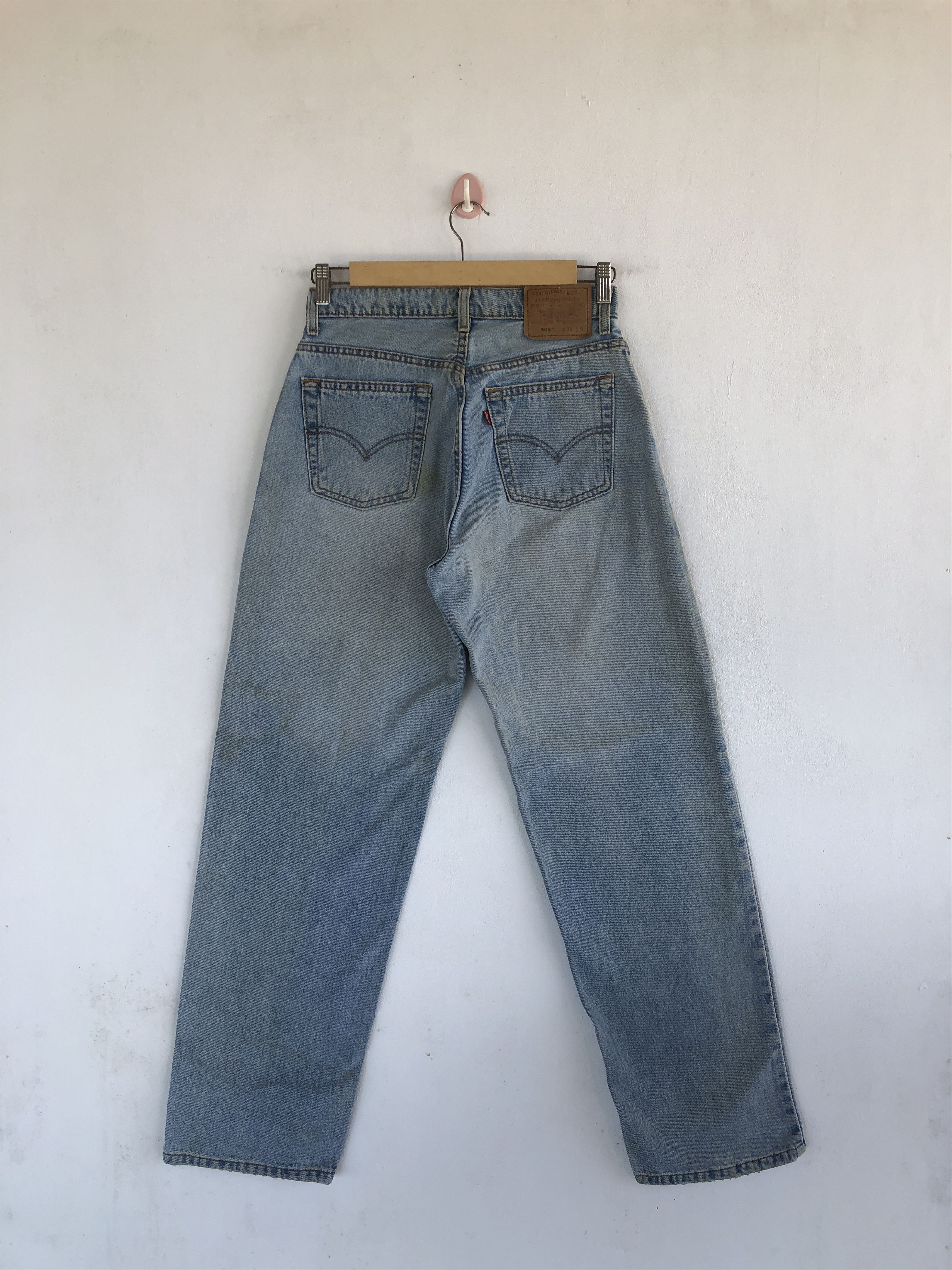 Levi's Vintage Levi's Sun Faded Blue Jeans Baggy Levis 508 Denim Size 26" / US 2 / IT 38 - 2 Thumbnail