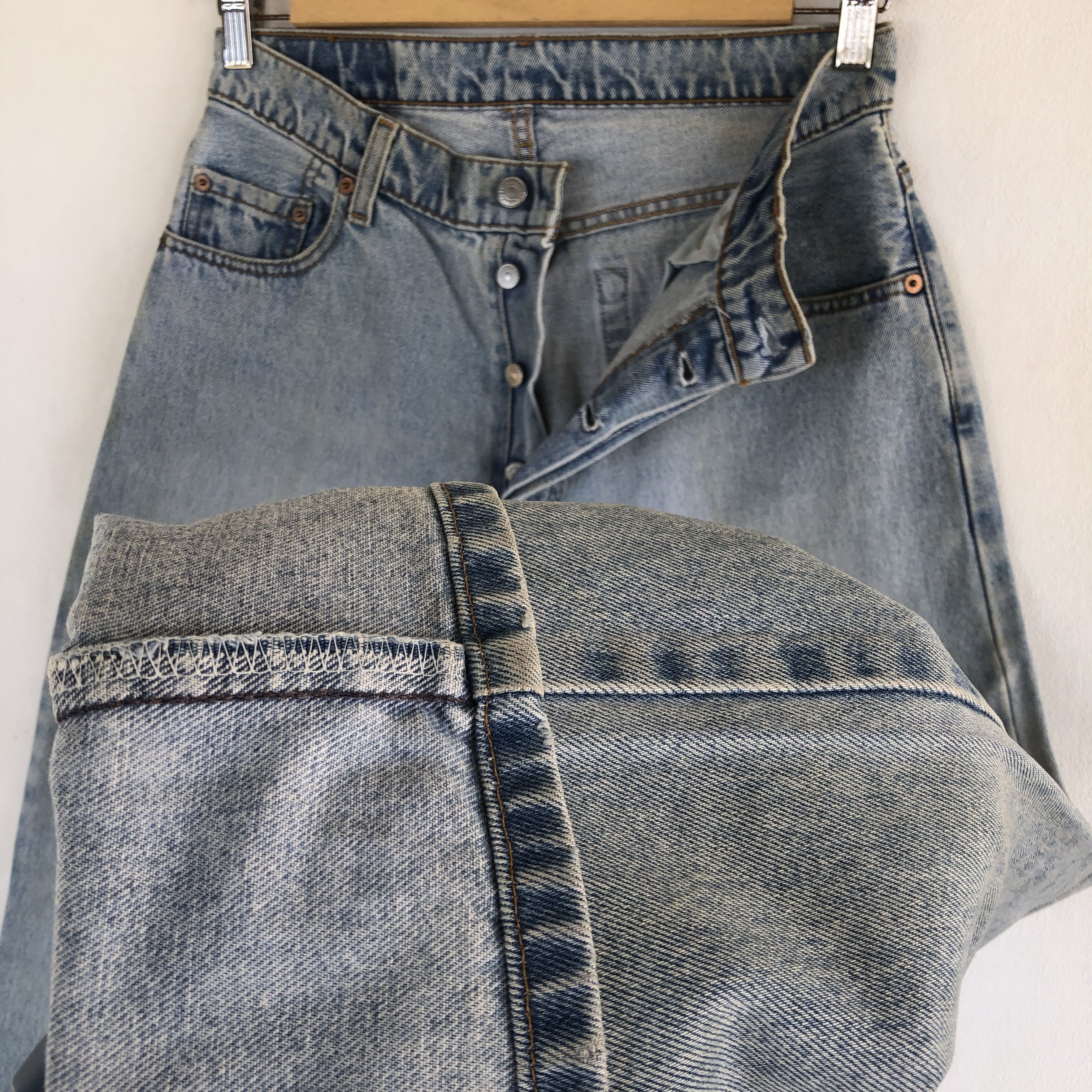 Levi's Vintage Levi's Sun Faded Blue Jeans Baggy Levis 508 Denim Size 26" / US 2 / IT 38 - 10 Thumbnail
