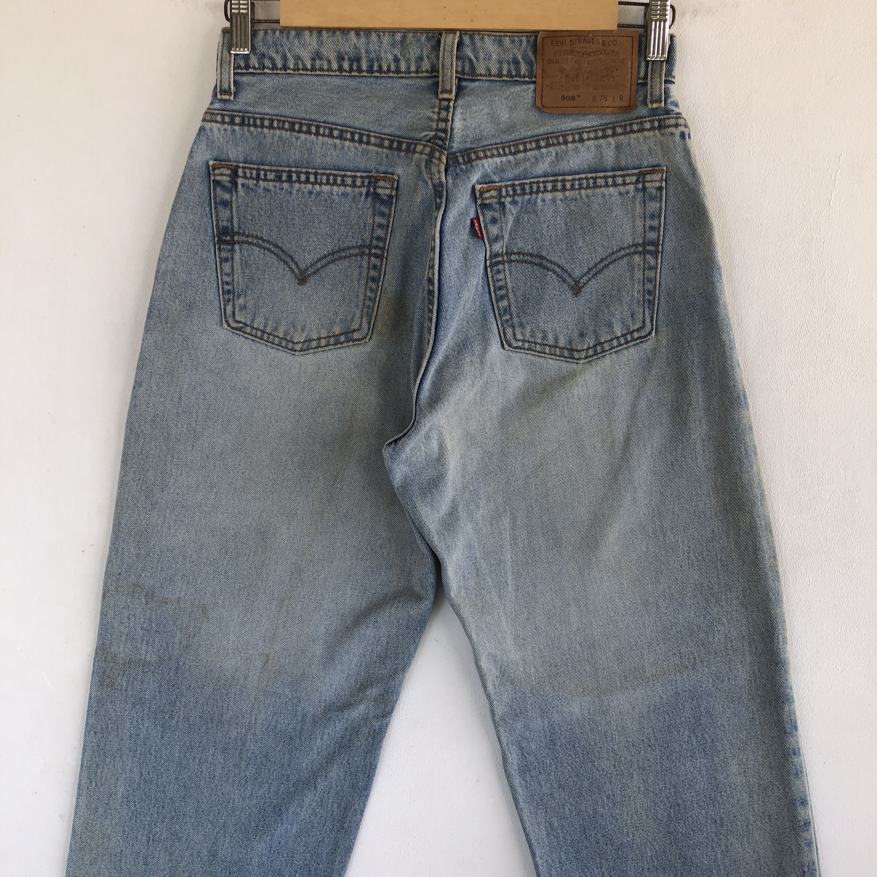 Levi's Vintage Levi's Sun Faded Blue Jeans Baggy Levis 508 Denim Size 26" / US 2 / IT 38 - 6 Thumbnail
