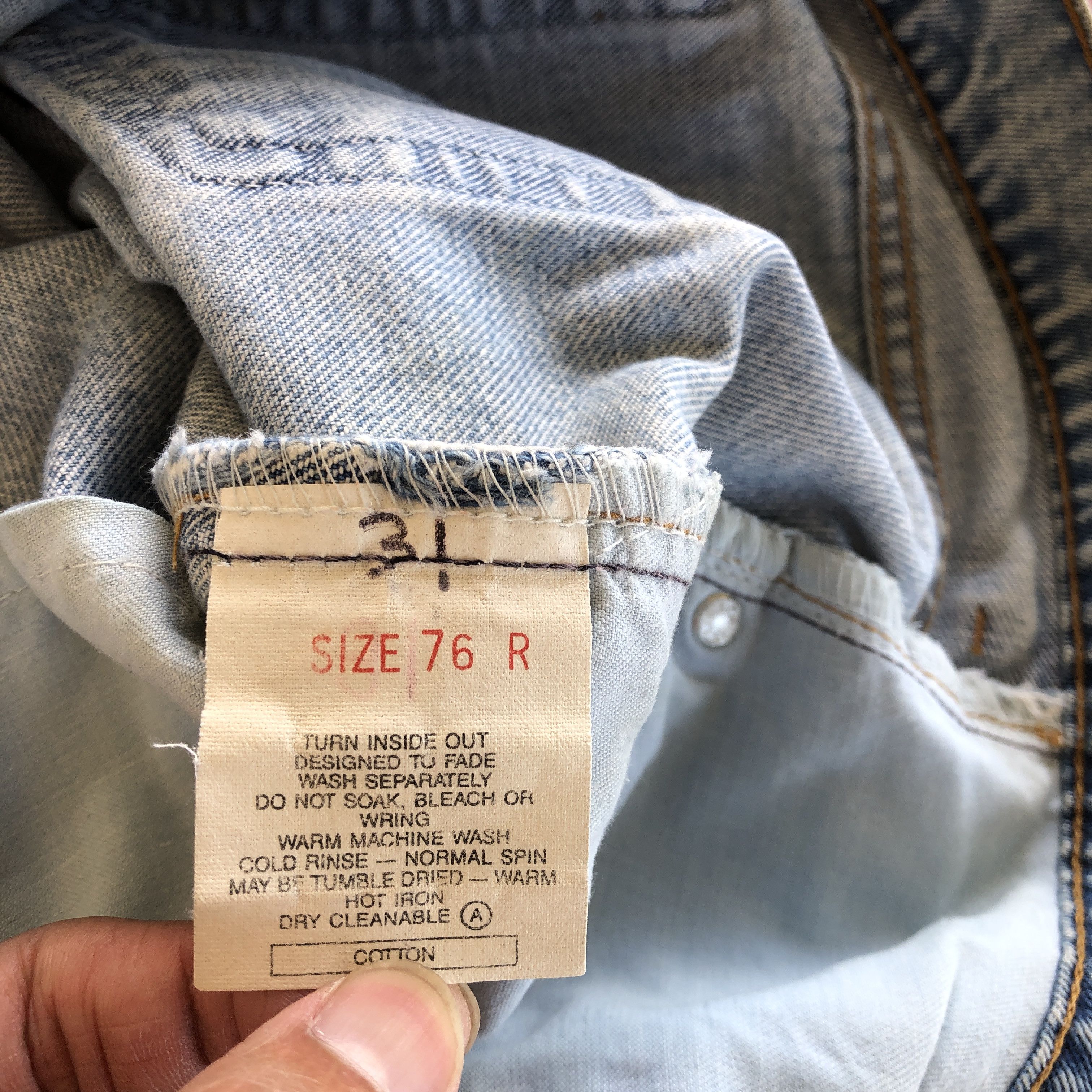 Levi's Vintage Levi's Sun Faded Blue Jeans Baggy Levis 508 Denim Size 26" / US 2 / IT 38 - 11 Thumbnail