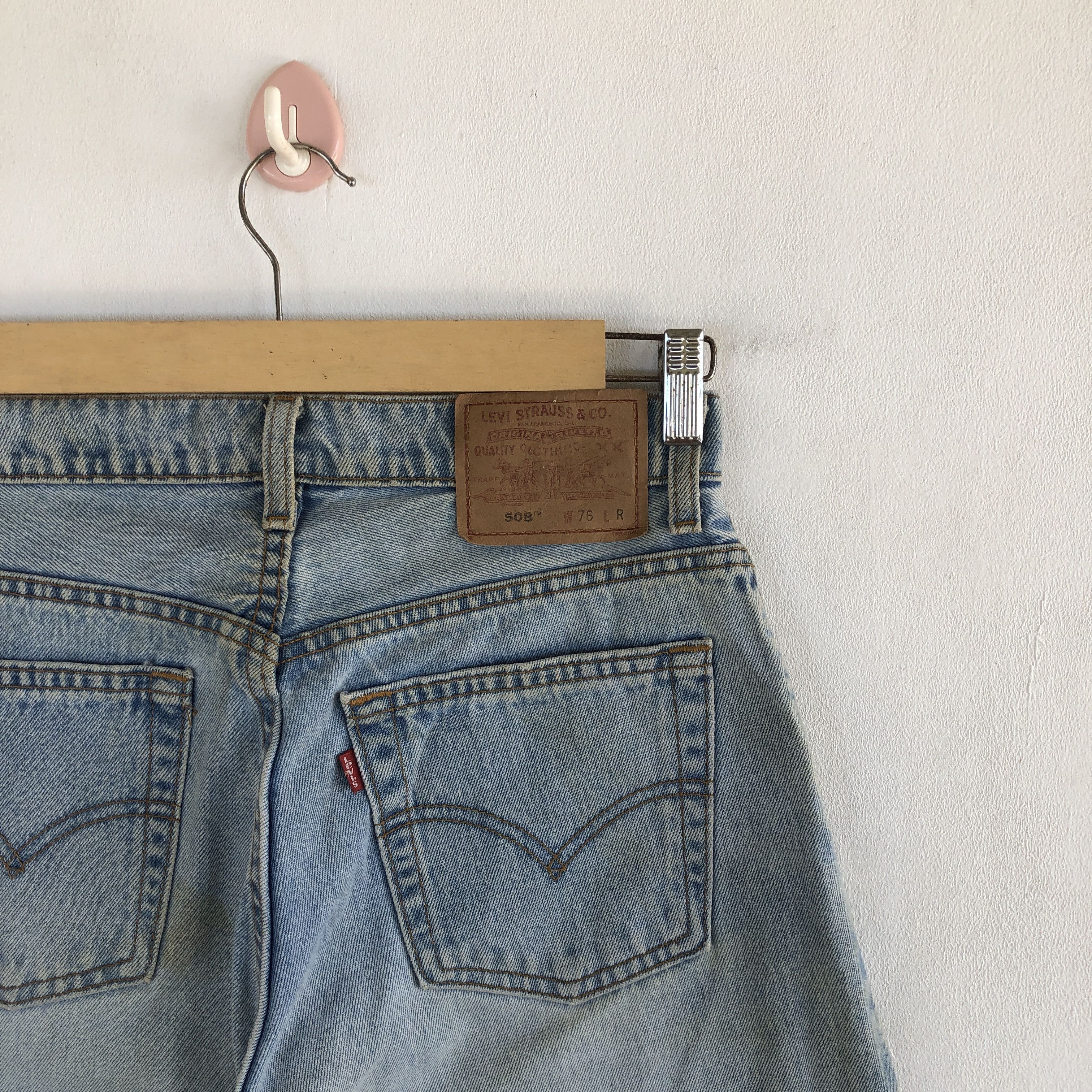 Levi's Vintage Levi's Sun Faded Blue Jeans Baggy Levis 508 Denim Size 26" / US 2 / IT 38 - 7 Thumbnail