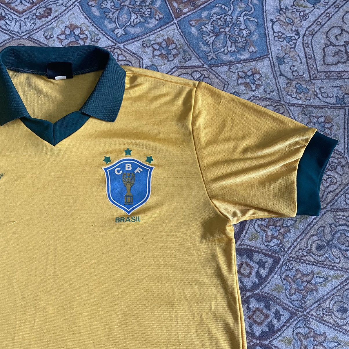 Vintage Vintage 1986 Brazil Jersey World Cup In Mexico Size US L / EU 52-54 / 3 - 7 Thumbnail
