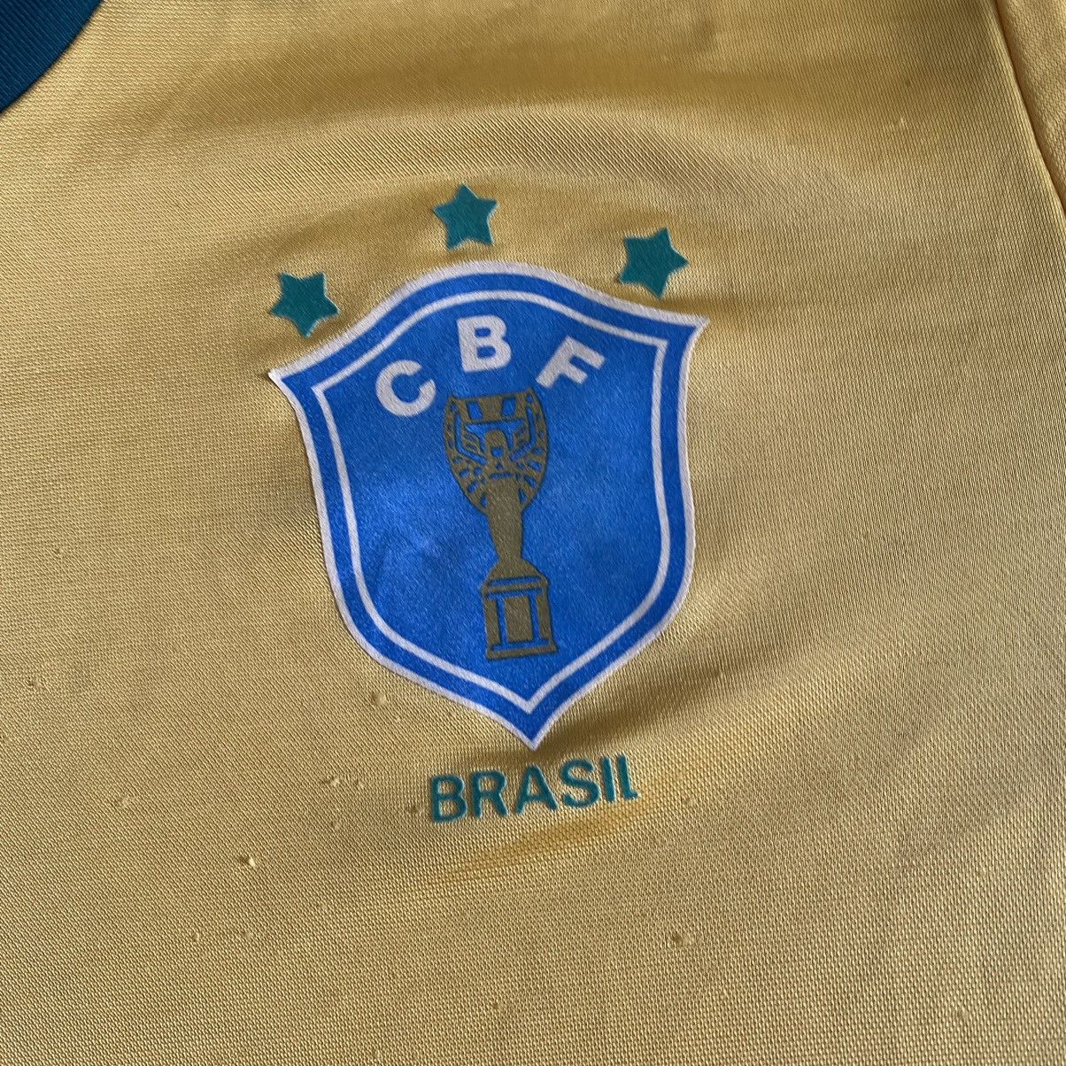 Vintage Vintage 1986 Brazil Jersey World Cup In Mexico Size US L / EU 52-54 / 3 - 9 Thumbnail