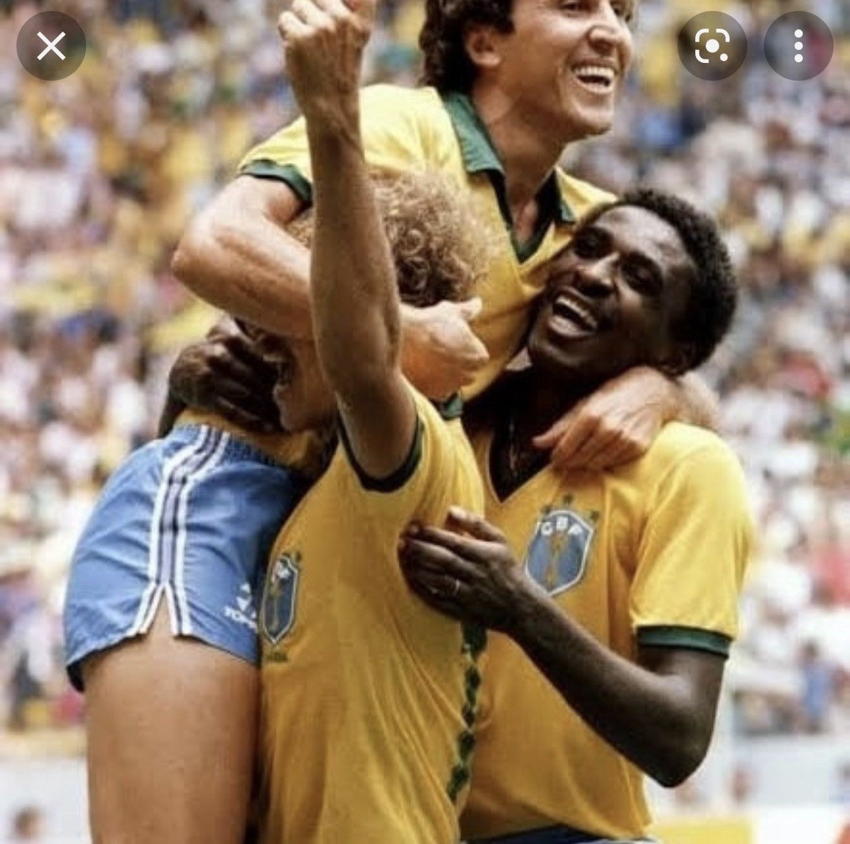 Vintage Vintage 1986 Brazil Jersey World Cup In Mexico Size US L / EU 52-54 / 3 - 4 Thumbnail