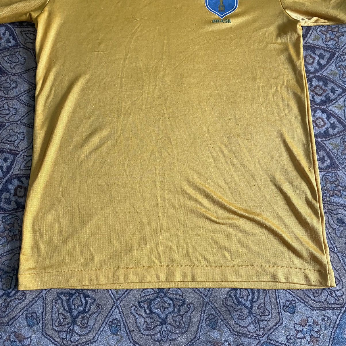 Vintage Vintage 1986 Brazil Jersey World Cup In Mexico Size US L / EU 52-54 / 3 - 11 Thumbnail