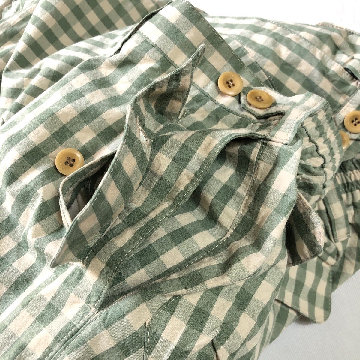 Japanese Brand × Paul Smith Paul Smith Tactical Checkered Drawstring Parachute Pant Size US 34 / EU 50 - 11 Thumbnail