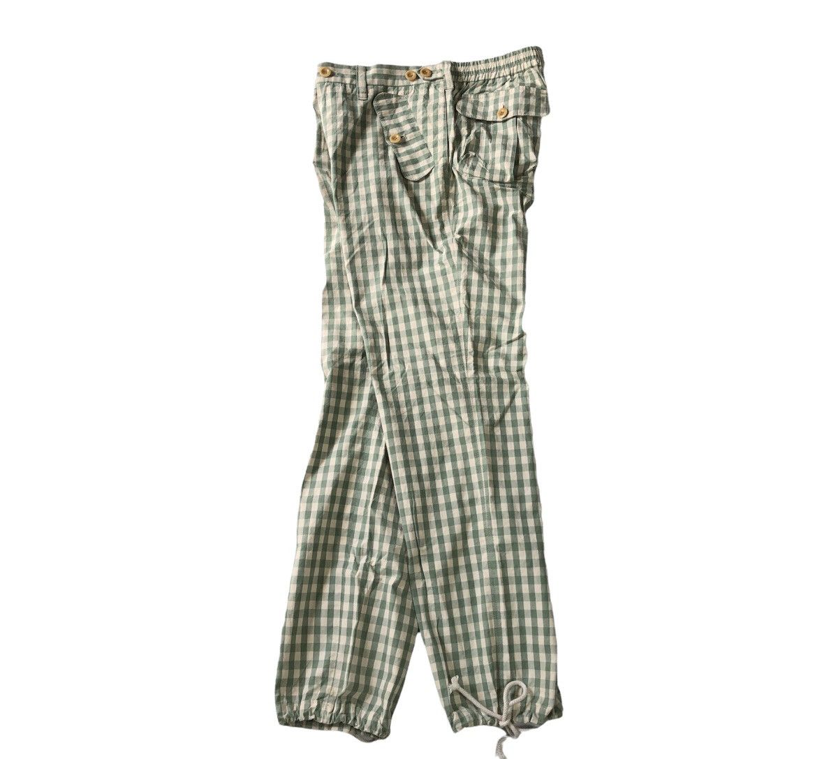 Japanese Brand × Paul Smith Paul Smith Tactical Checkered Drawstring Parachute Pant Size US 34 / EU 50 - 3 Thumbnail