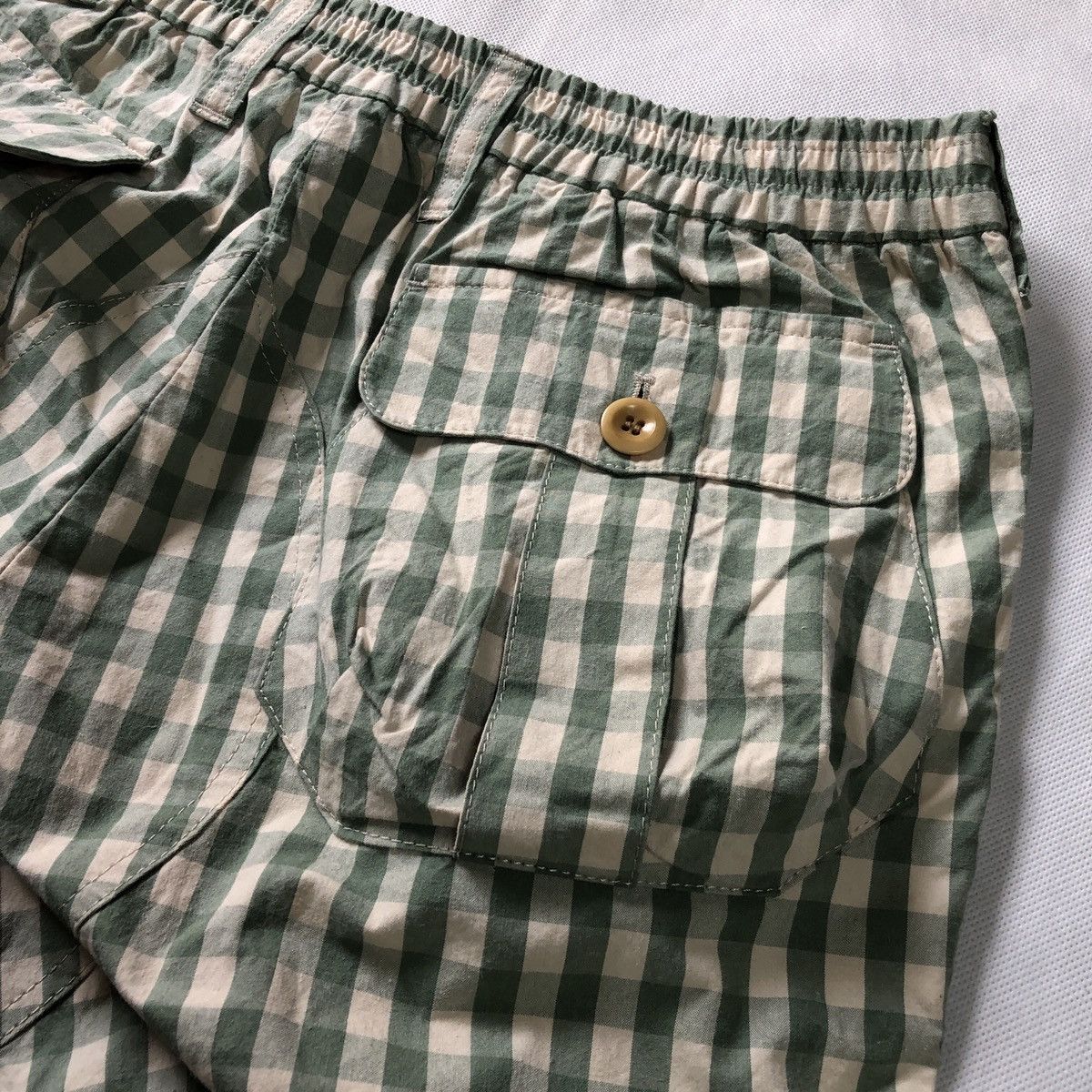 Japanese Brand × Paul Smith Paul Smith Tactical Checkered Drawstring Parachute Pant Size US 34 / EU 50 - 9 Thumbnail