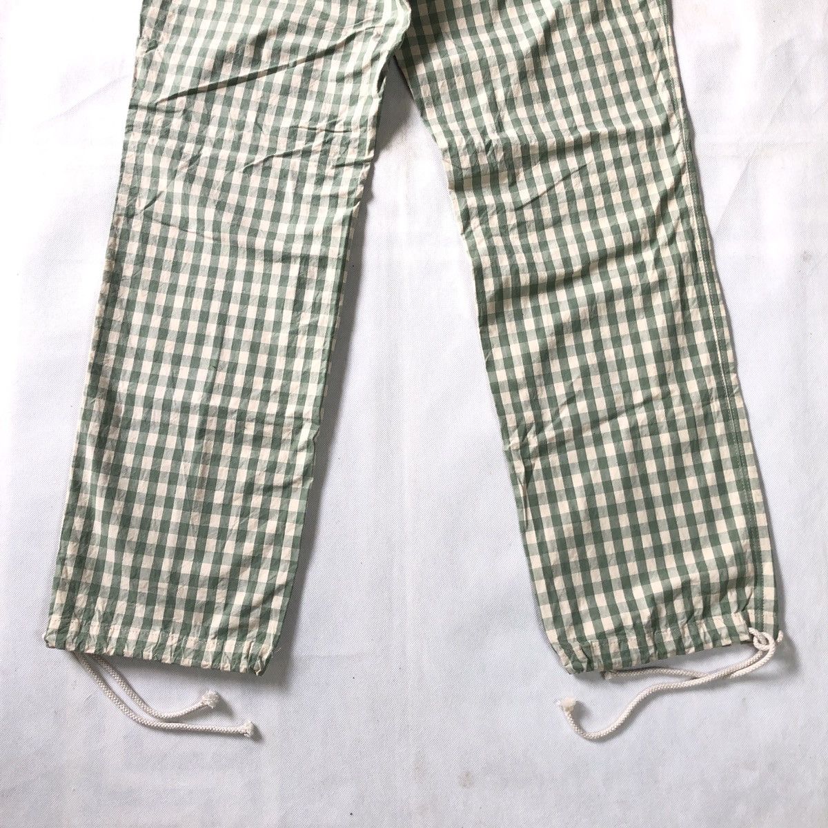 Japanese Brand × Paul Smith Paul Smith Tactical Checkered Drawstring Parachute Pant Size US 34 / EU 50 - 7 Thumbnail