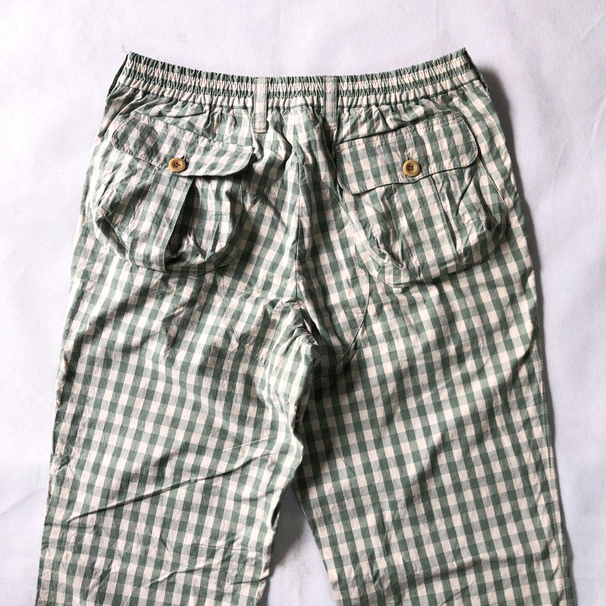 Japanese Brand × Paul Smith Paul Smith Tactical Checkered Drawstring Parachute Pant Size US 34 / EU 50 - 6 Thumbnail