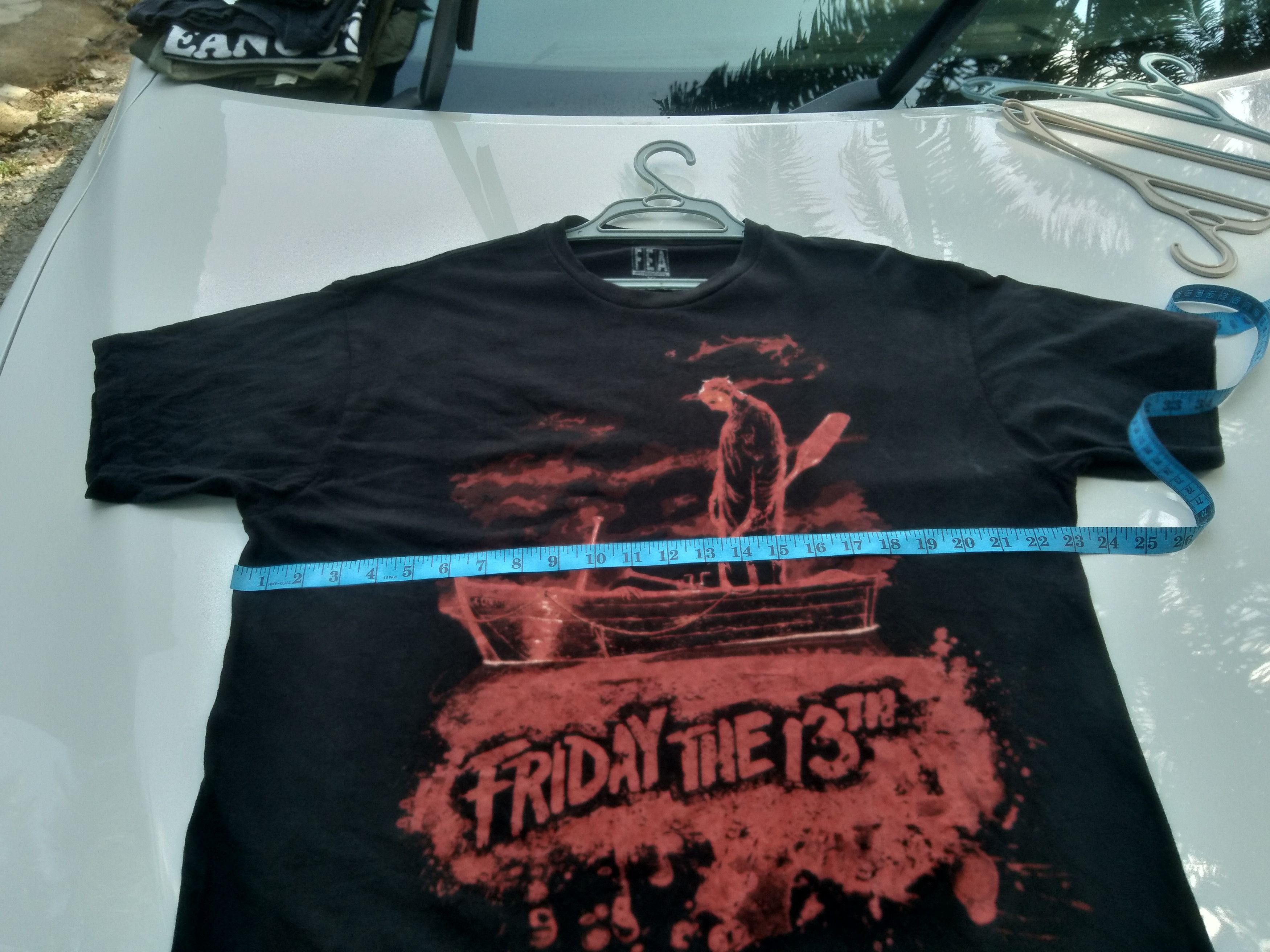 Vintage VINTAGE FRIDAY THE 13th (DISTRESSED) Size US XL / EU 56 / 4 - 5 Thumbnail