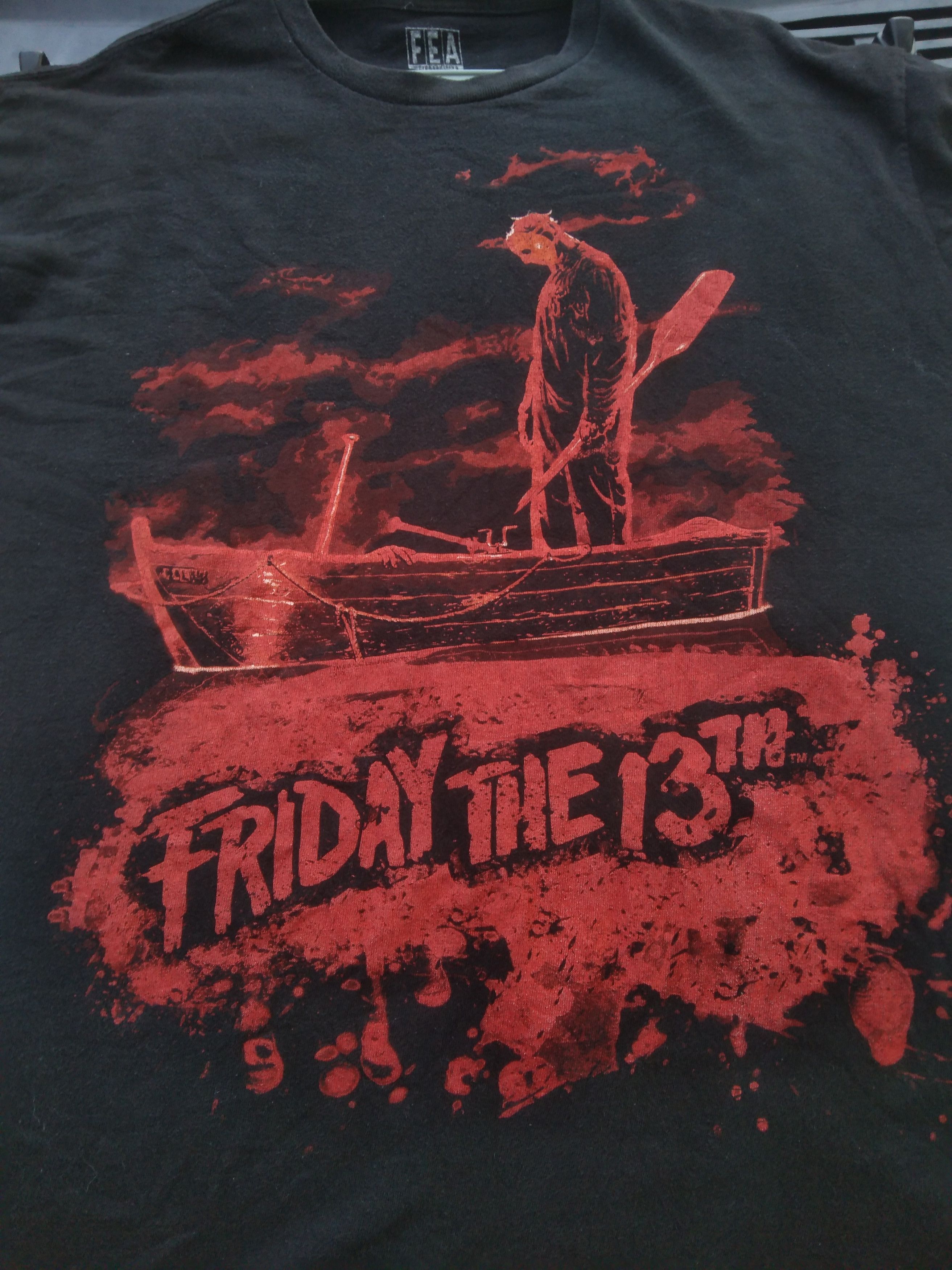 Vintage VINTAGE FRIDAY THE 13th (DISTRESSED) Size US XL / EU 56 / 4 - 8 Thumbnail